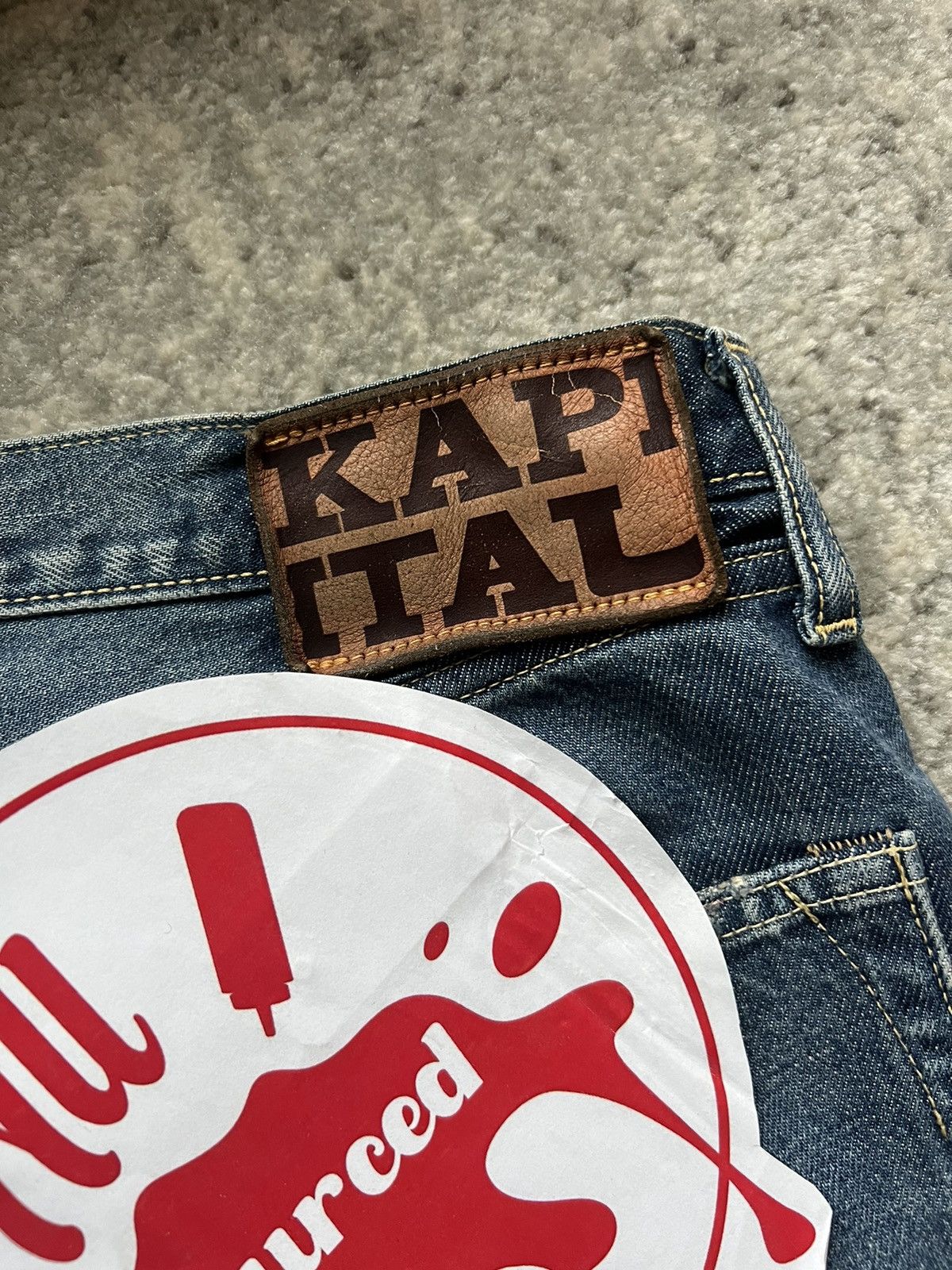 Kapital Kapital 14oz Denim Dixie Monkey Cisco Jeans Size US 36 / EU 52 - 7 Thumbnail