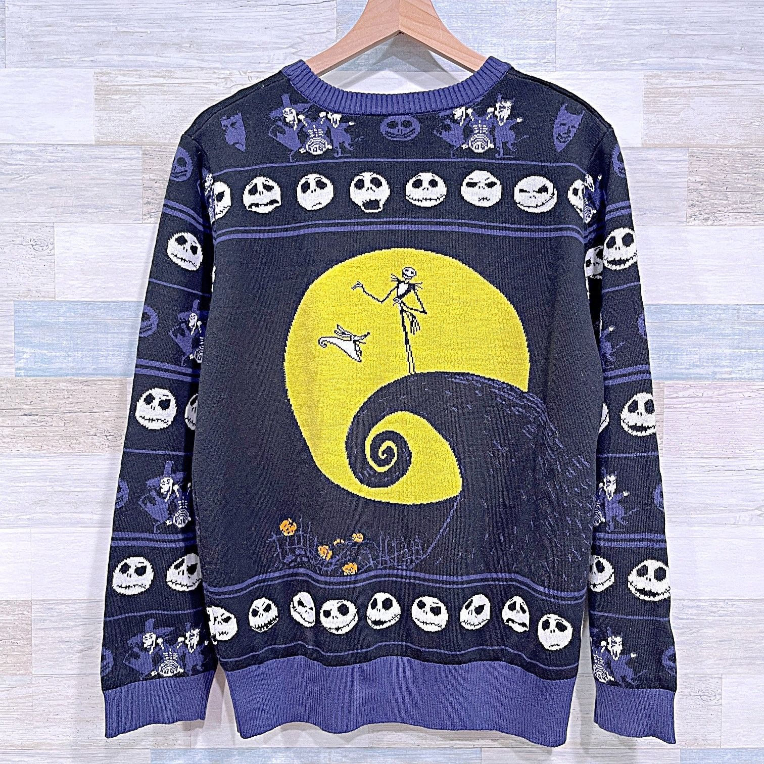 Disney Nightmare Before Christmas Fair Isle Sweater Womens XL Size XL / US 12-14 / IT 48-50 - 4 Thumbnail