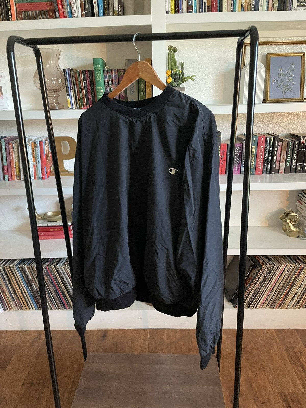 Champion × Vintage Early 2000s Champion V-neck windbreaker Size US XXL / EU 58 / 5 - 1 Thumbnail