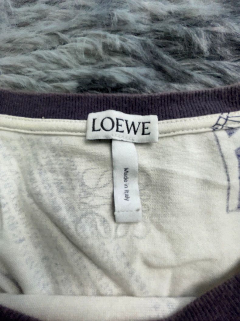 Loewe LOEWE White high cut short sleeves Size S / US 4 / IT 40 - 4 Thumbnail