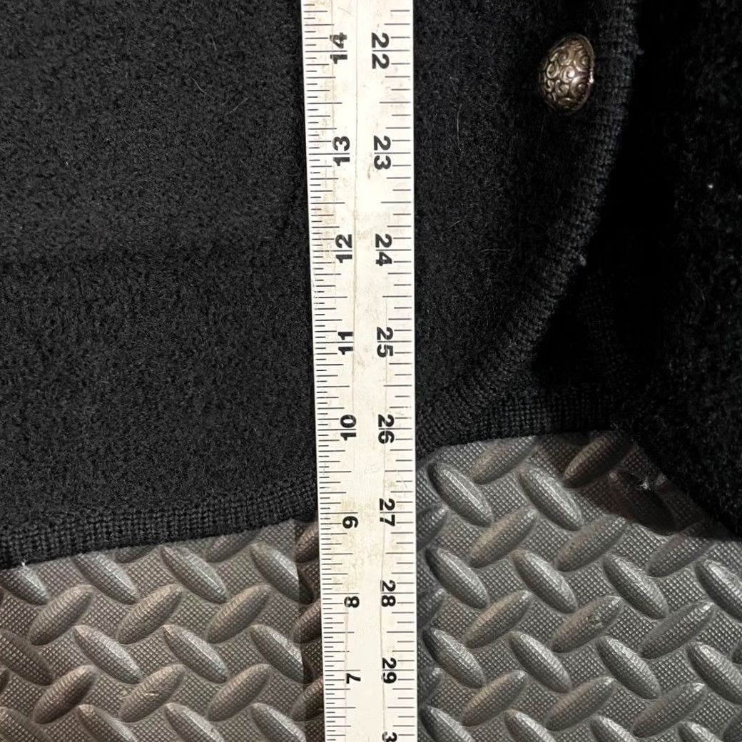 Jim Thompson VINTAGE Norm Thompson Black 100% Wool Button Down Dress Coat Women's Size Small Dress Coat Womens S Black 100% Wool Size S / US 4 / IT 40 - 5 Thumbnail