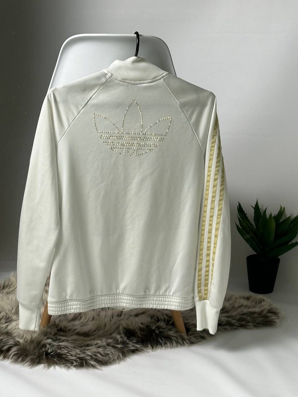 Adidas × Vintage BALENCIAGA STYLE ADIDAS WHITE FULL ZIP Size S / US 4 / IT 40 - 7 Thumbnail