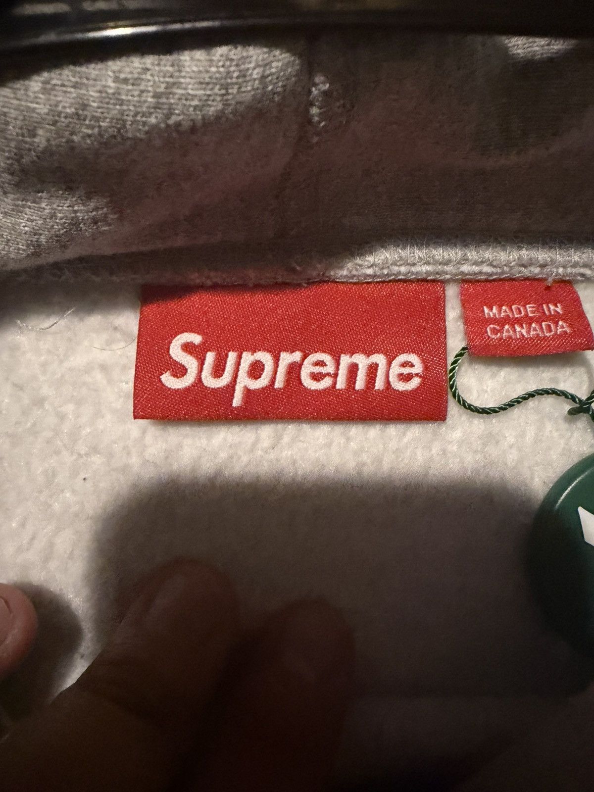 Supreme Supreme Box Logo “Navy on Gray” FW25 Size US XXL / EU 58 / 5 - 3 Thumbnail