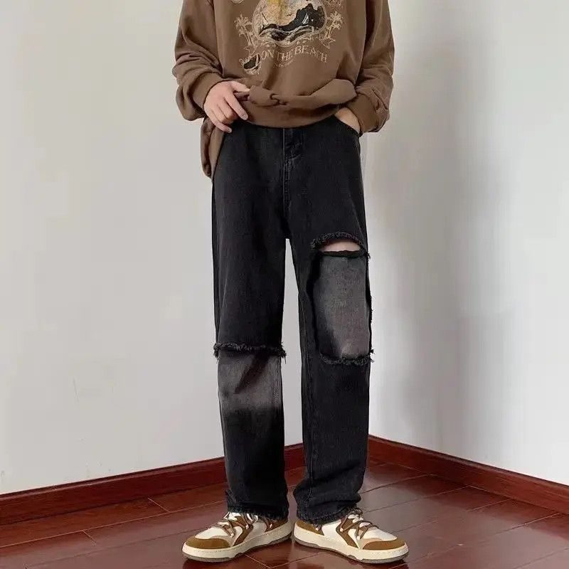 Japanese Brand Vintage gradient rendering ripped jeans Size US 32 / EU 48 - 2 Thumbnail