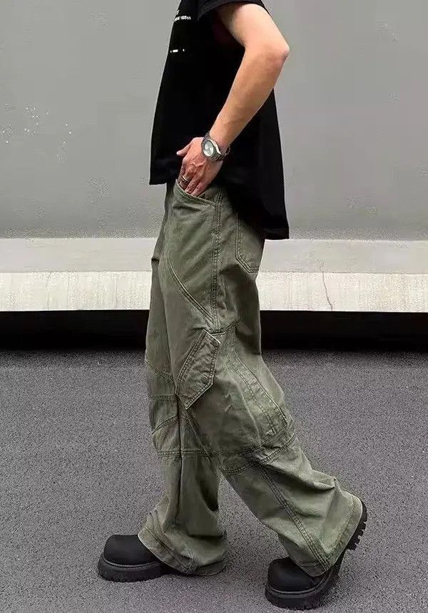 Vintage Arisawa x Ruuko Multi Pockets Army Green Cargo Pant Size US 32 / EU 48 - 8 Thumbnail