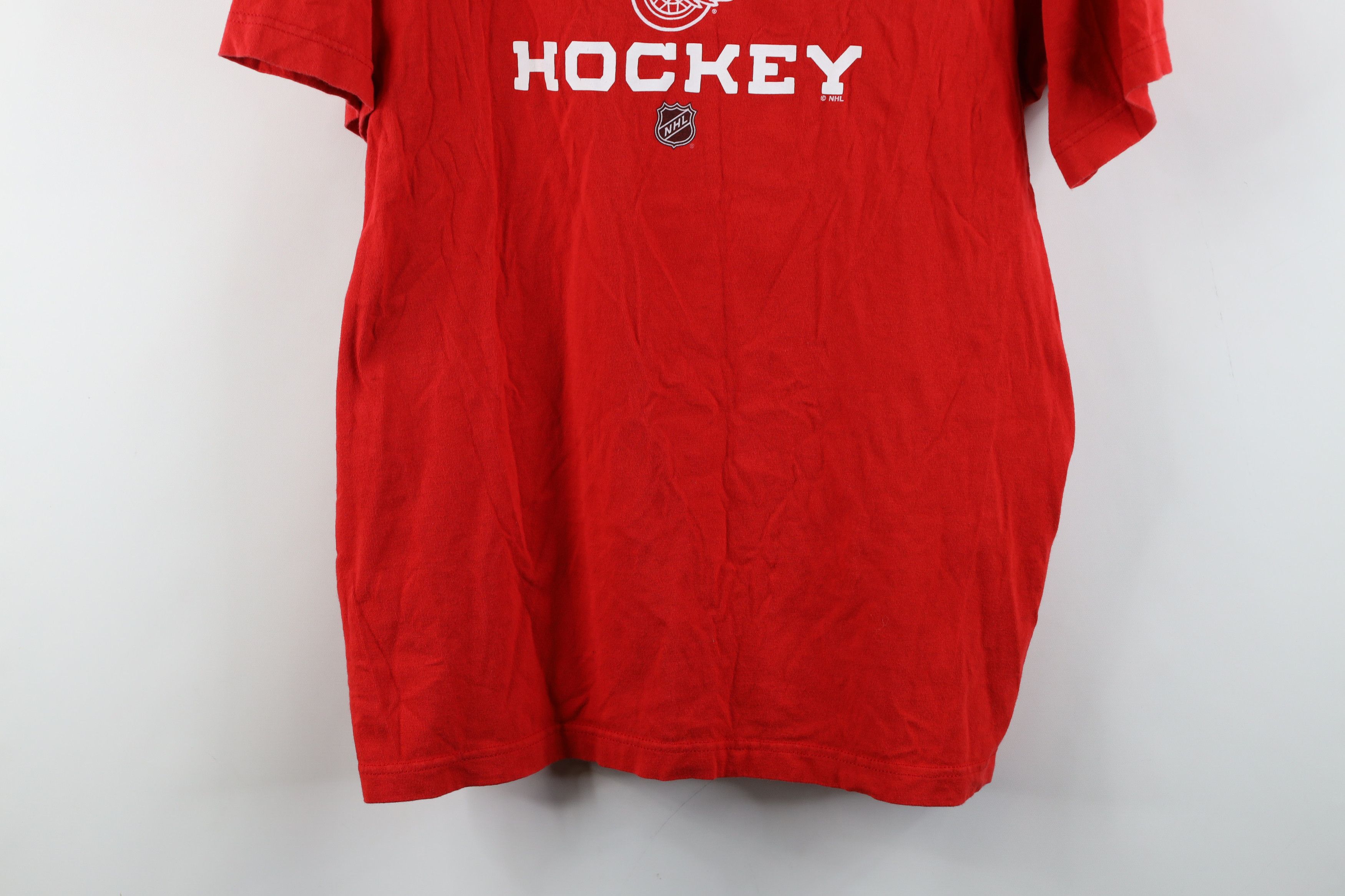 Reebok × Vintage Vintage Reebok Detroit Red Wings Hockey Jersey T-Shirt Size US L / EU 52-54 / 3 - 3 Thumbnail