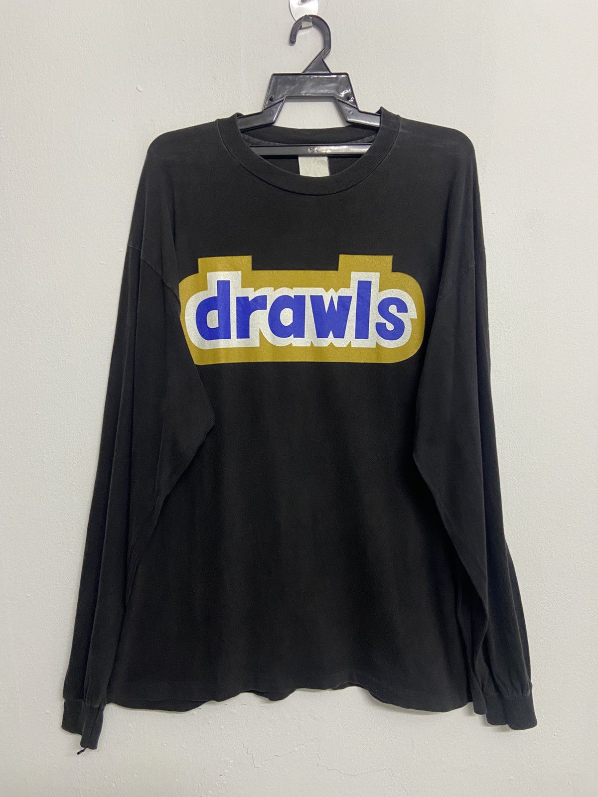 Hook-Ups Rare Vintage Drawls Skateboard Long Sleeve T-Shirt Size US XL / EU 56 / 4 - 1 Thumbnail