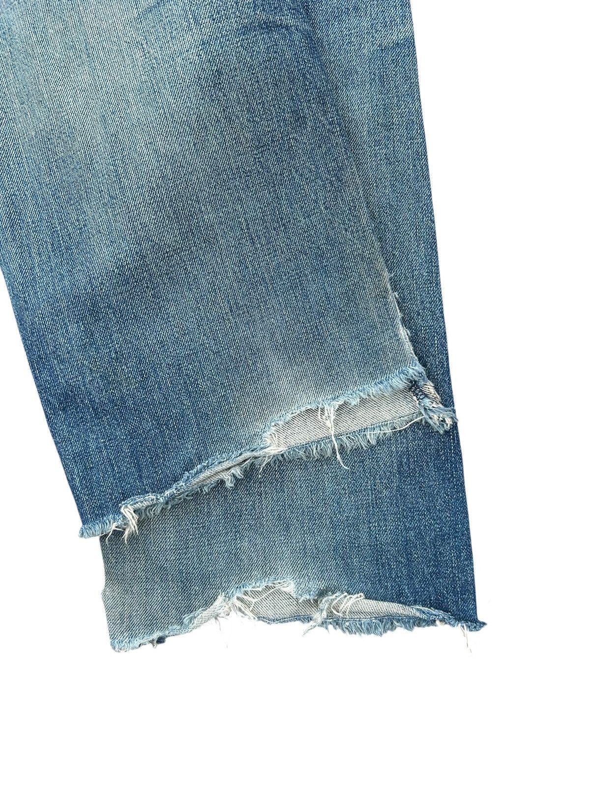 Kapital Thrashed Vintage Levis big E Selvedge Repair Denim Jeans Size US 32 / EU 48 - 14 Thumbnail
