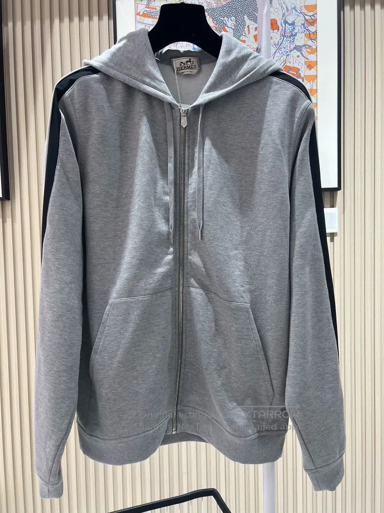 Hermes Hermes Men's hooded sweatshirt Size US L / EU 52-54 / 3 - 3 Thumbnail