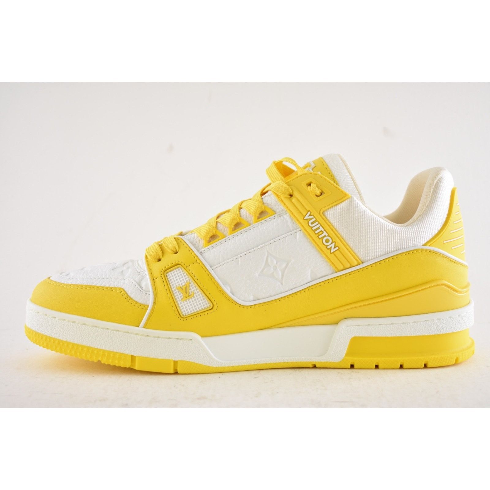 Louis Vuitton Louis Vuitton Yellow White Empreinte Leather Low Trainer Size US 9 / EU 42 - 10 Thumbnail