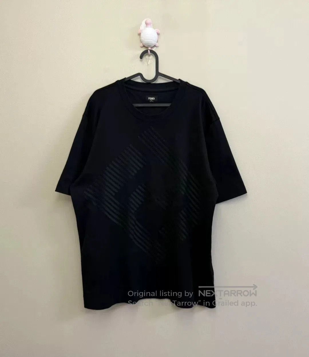 Fendi fendi black ff logo short sleeve shirt. Size US XL / EU 56 / 4 - 1 Thumbnail