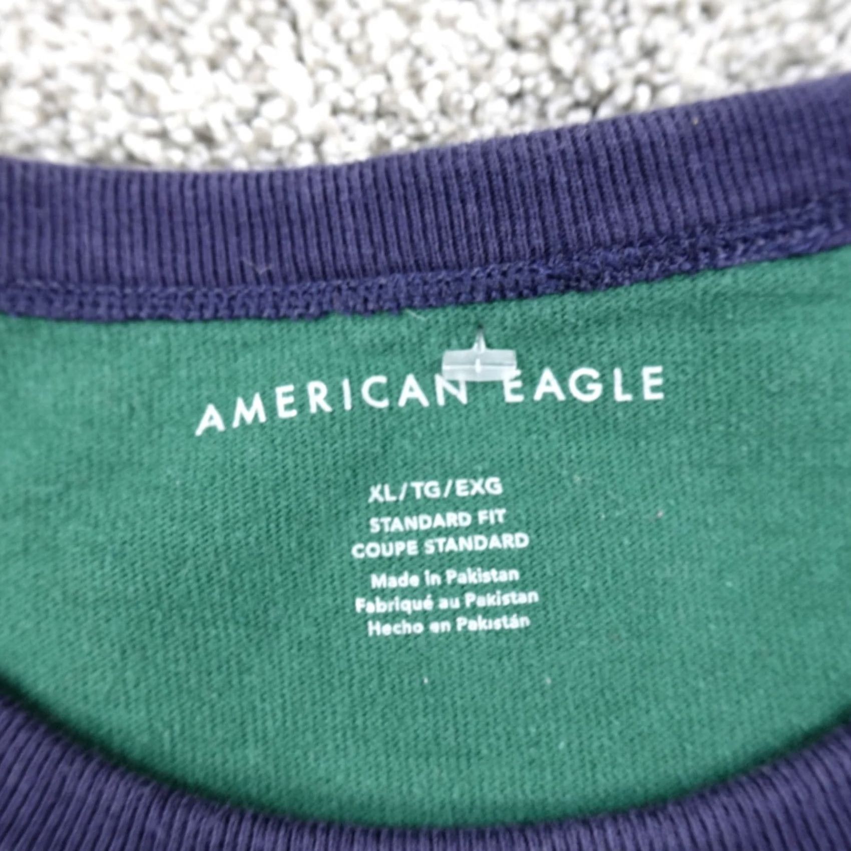 American Eagle Outfitters American Eagle Outfitters Sweater Mens XL Blue Colorblock Pullover Crewneck Sweatshirt AE Size US XL / EU 56 / 4 - 3 Thumbnail