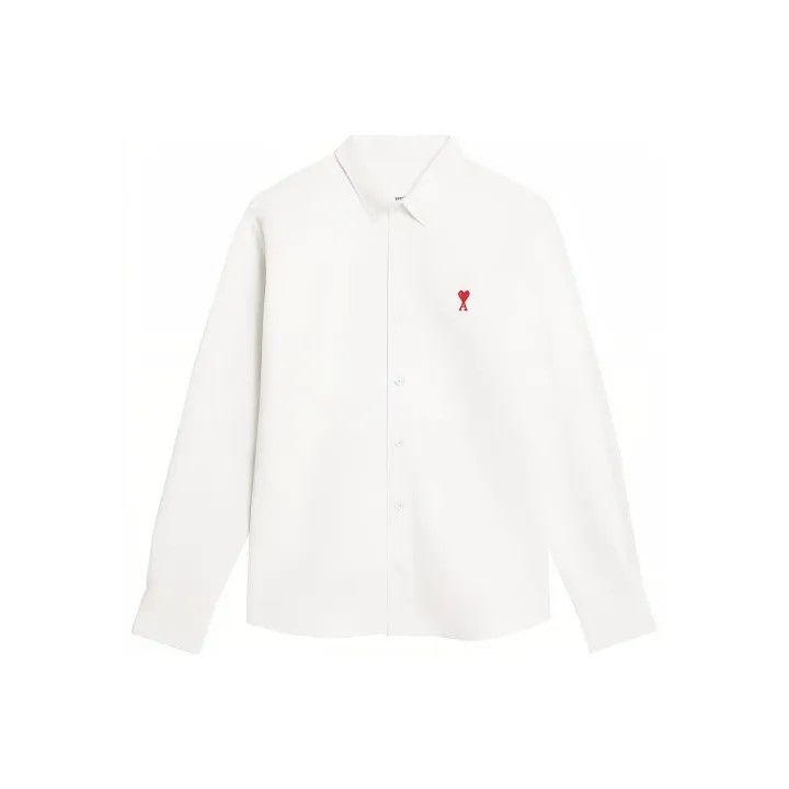 AMI AMIPARIS Pure Color Casual Long Sleeve Shirt 0079 Size US L / EU 52-54 / 3 - 1 Thumbnail
