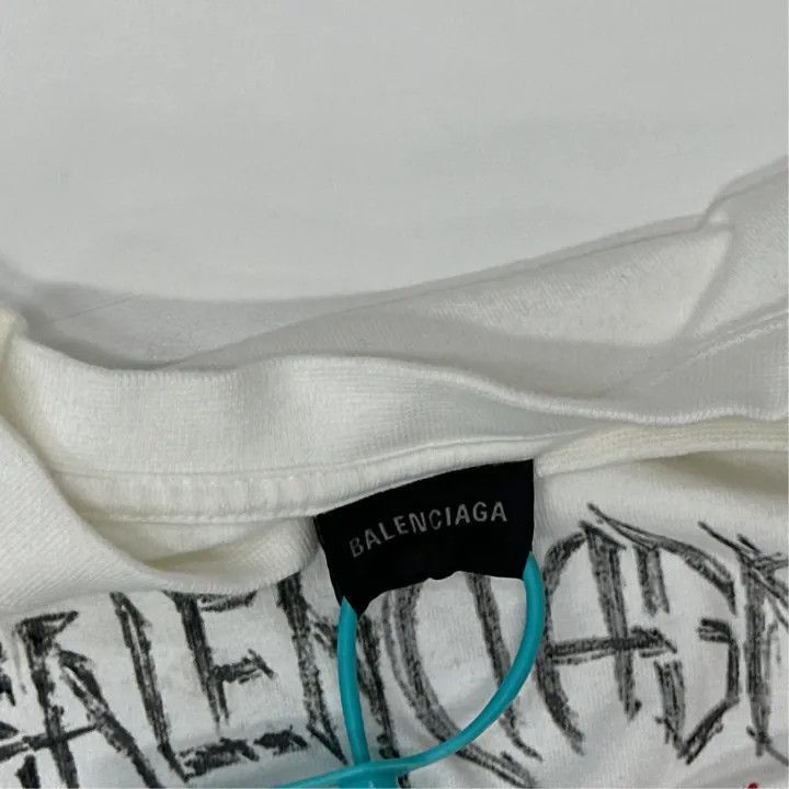 Balenciaga Balenciaga SS24 New Year Logo Print T-Shirt 0079-2507 Size US S / EU 44-46 / 1 - 3 Thumbnail