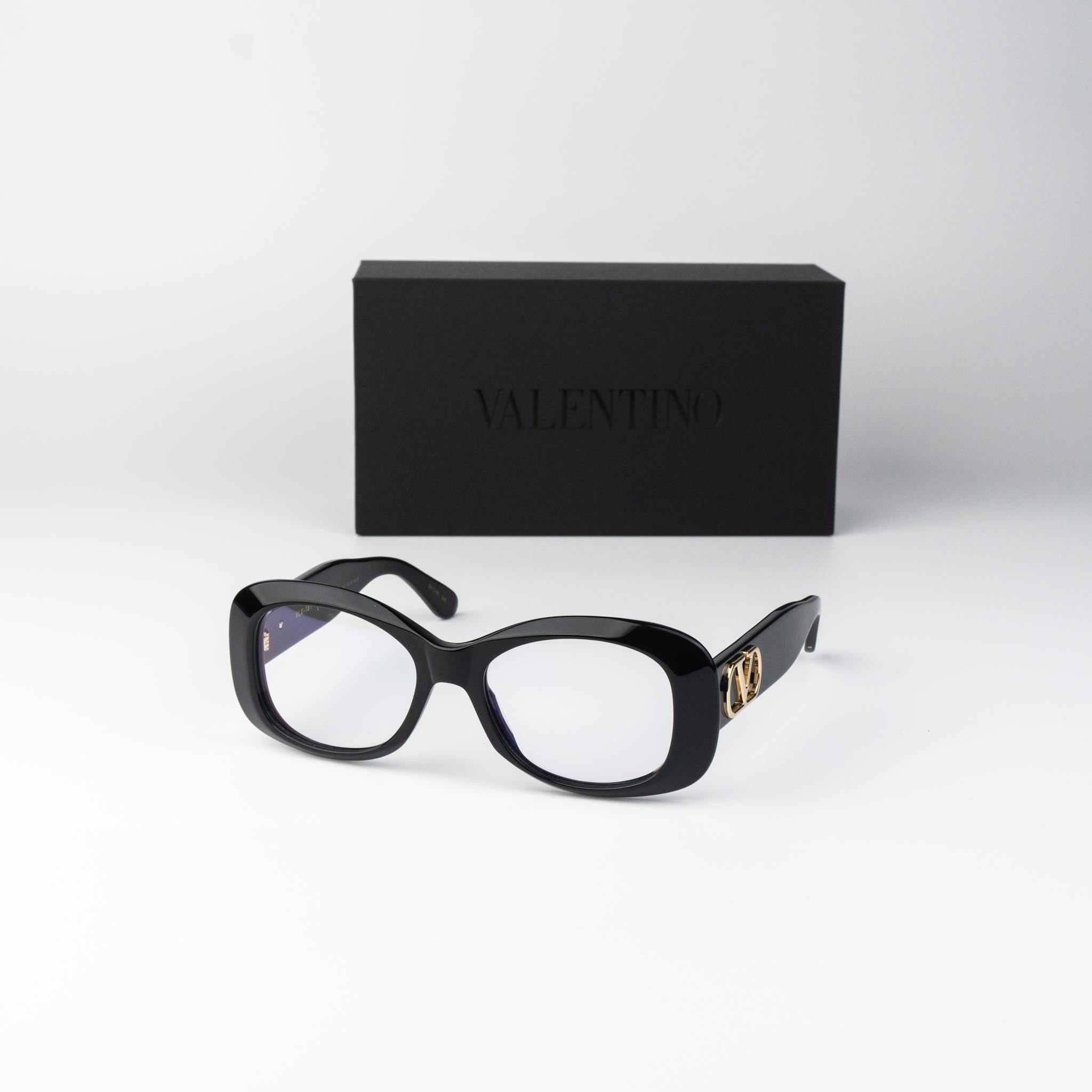 Valentino Valentino Women Eyeglasses Black Rectangle VLX-181 A Size ONE SIZE - 1 Thumbnail
