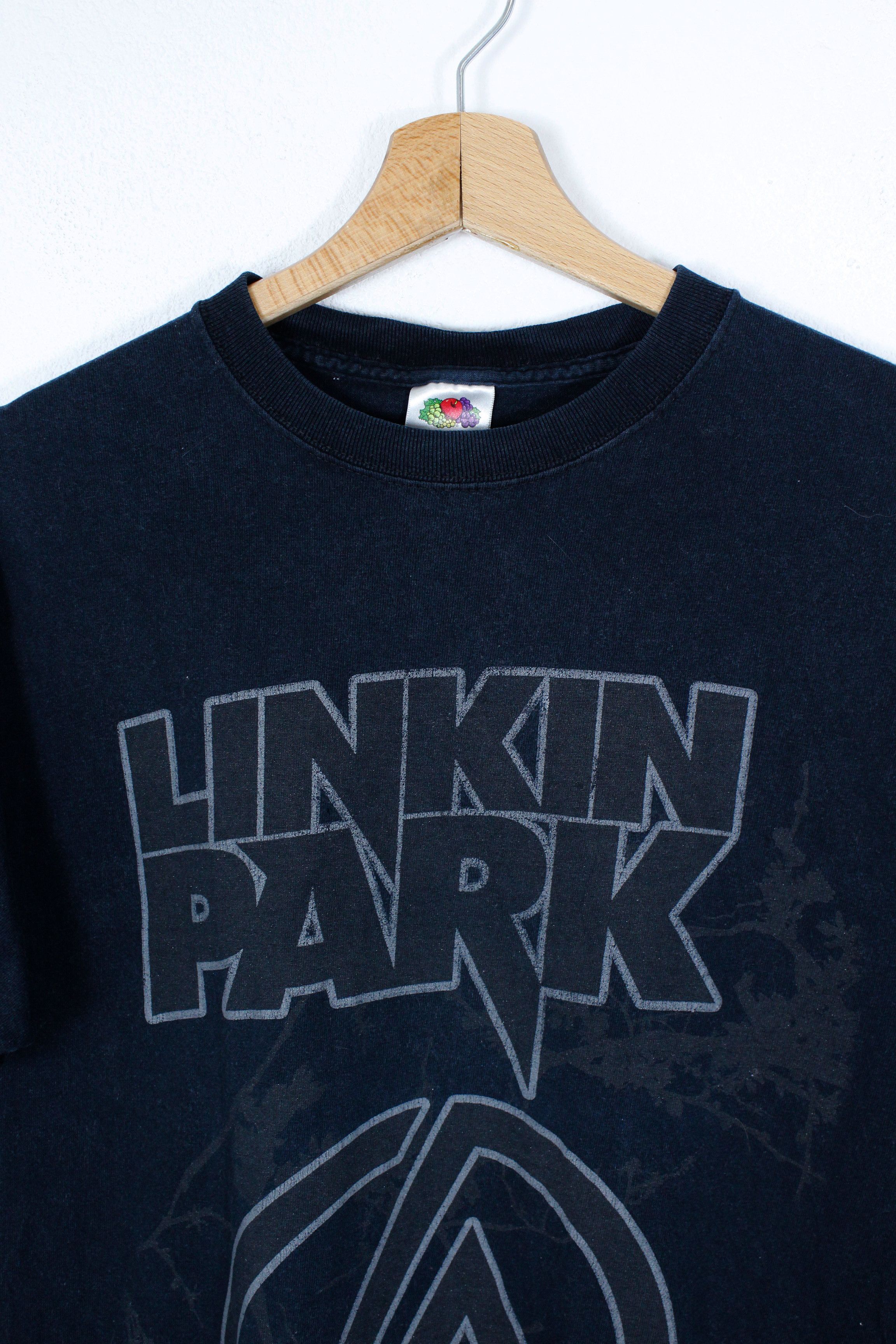 Band Tees × Vintage Vintage Linkin Park Graphic Y2K Tee T-shirt Size US M / EU 48-50 / 2 - 2 Thumbnail