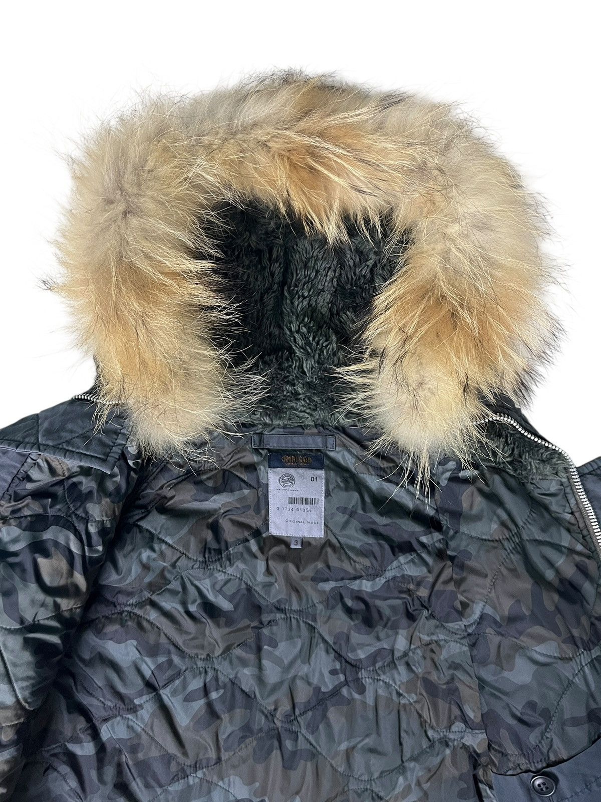 If Six Was Nine × OMNIGOD Omnigod Camo Lining Army N3B Style Fur Hood Bono Jacket Size US L / EU 52-54 / 3 - 10 Thumbnail