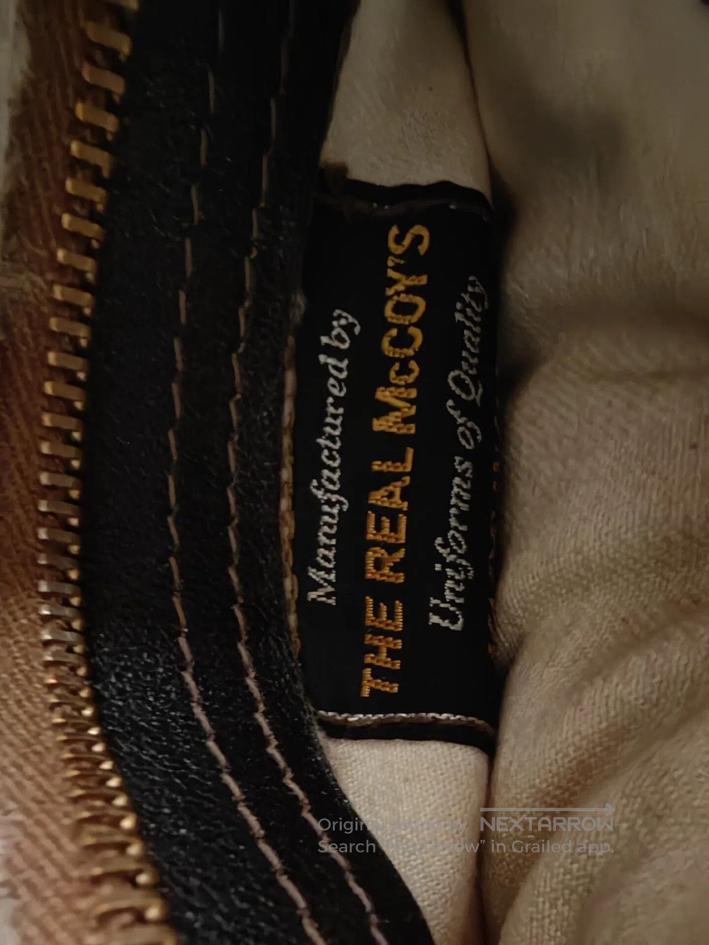 The Real McCoy's classic the real mccoy's d-1 pilot jacket. Size US M / EU 48-50 / 2 - 8 Thumbnail