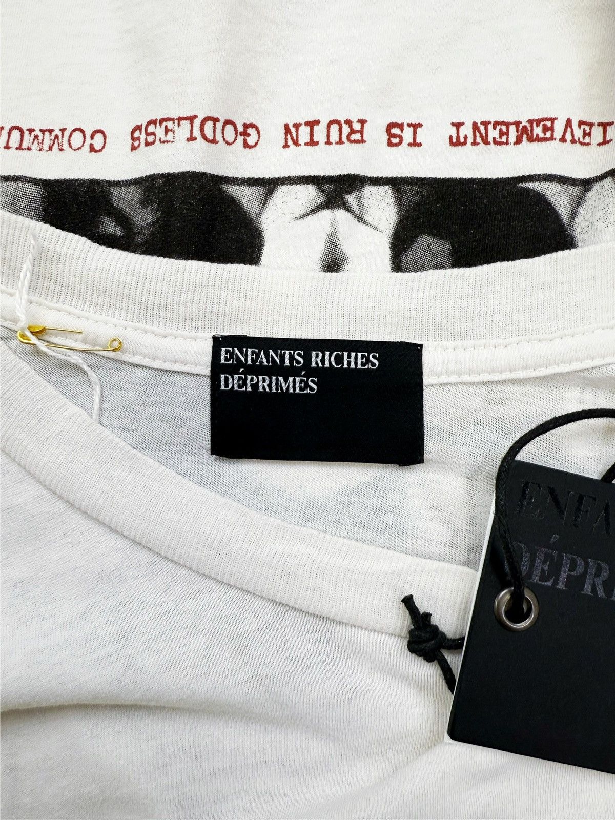 Enfants Riches Deprimes Enfants Riches Deprimes ‘Ritual Prayer’ White Graphic T-Shirt Size US M / EU 48-50 / 2 - 4 Thumbnail