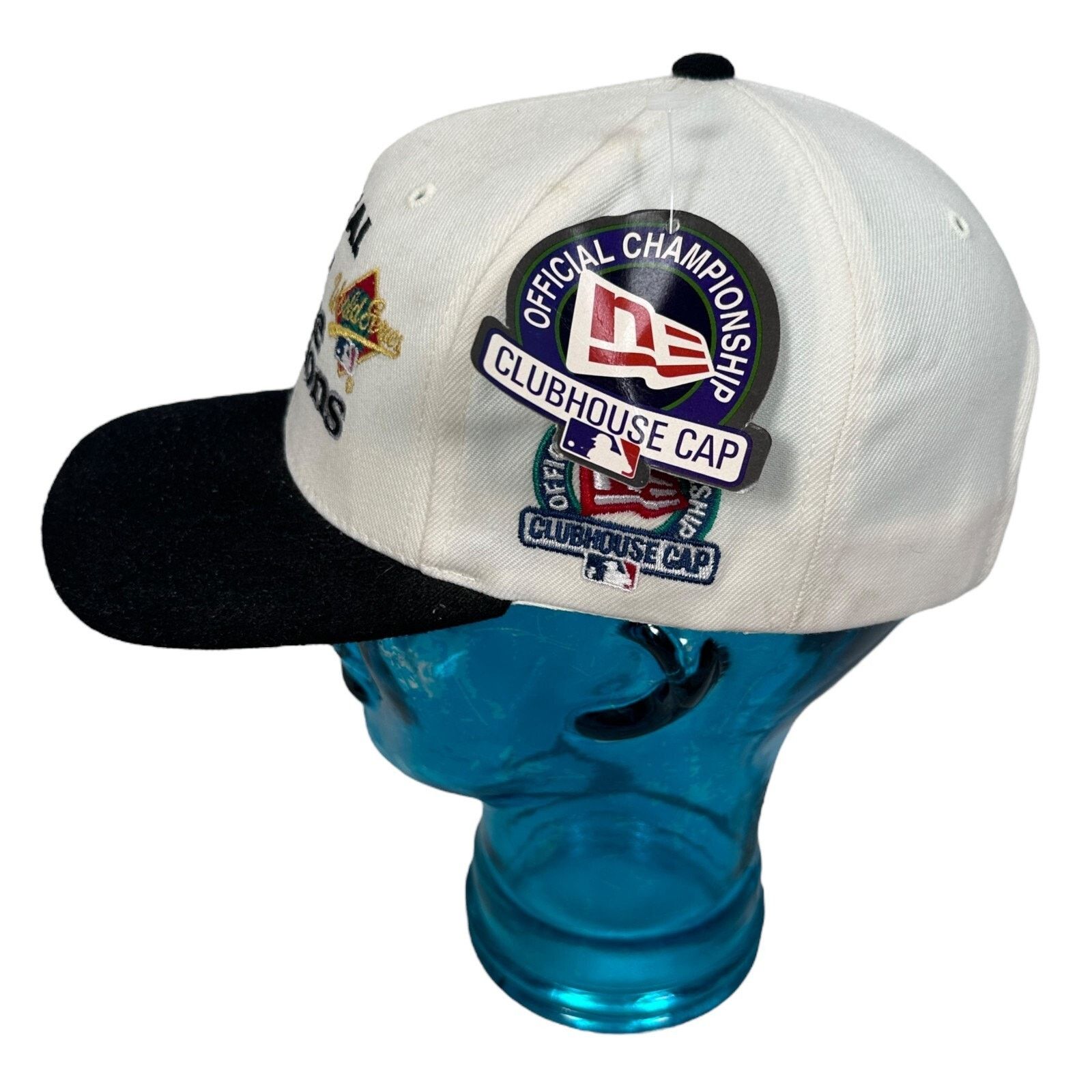 New Era Vintage New Era Florida Marlins Snapback Hat 1997 NL White Size ONE SIZE - 3 Thumbnail