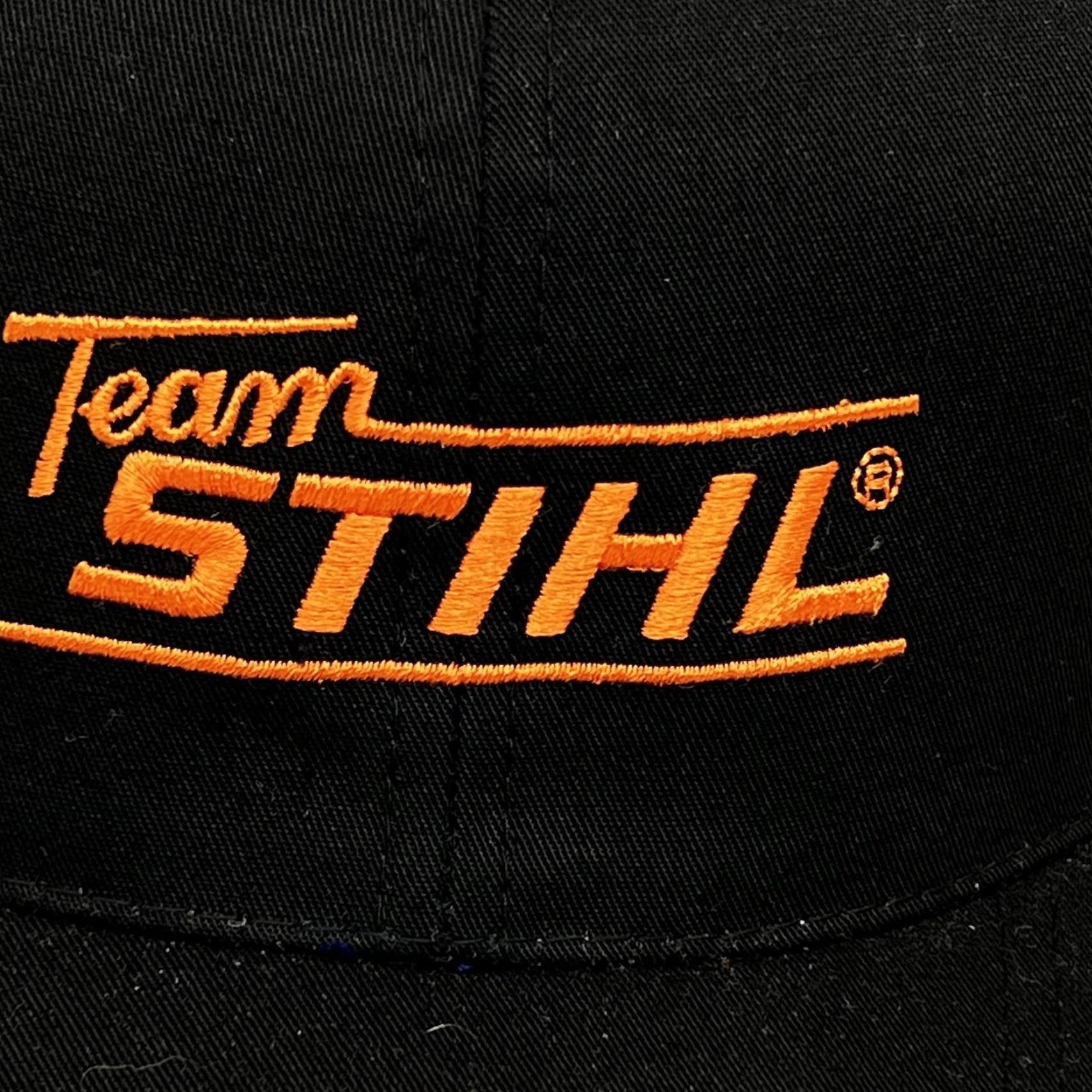 Vintage Team Stihl Embroidered Snap-Back Cap Black Adult One Size Size ONE SIZE - 2 Thumbnail