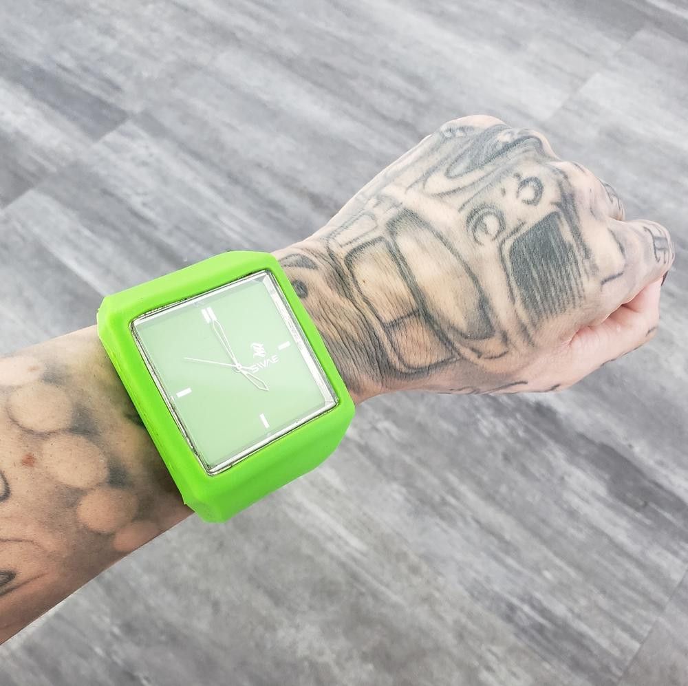 Designer Green SWAE Interchangeable Silicone Watch Size ONE SIZE - 4 Thumbnail