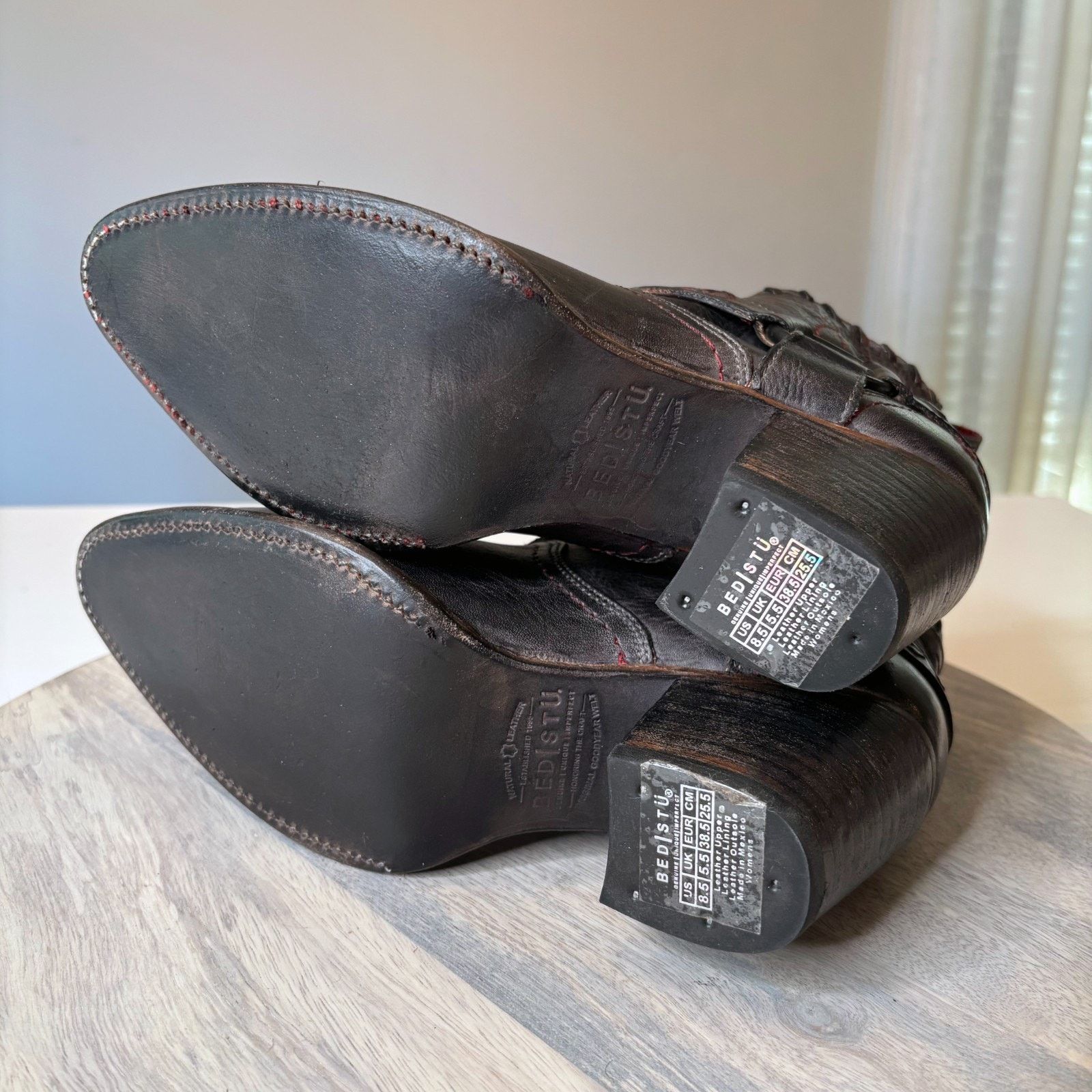Bed Stu NEW Bed Stu Tania Black Ankle Boots 8.5 Women’s Handmade Size US 8.5 / IT 38.5 - 9 Thumbnail