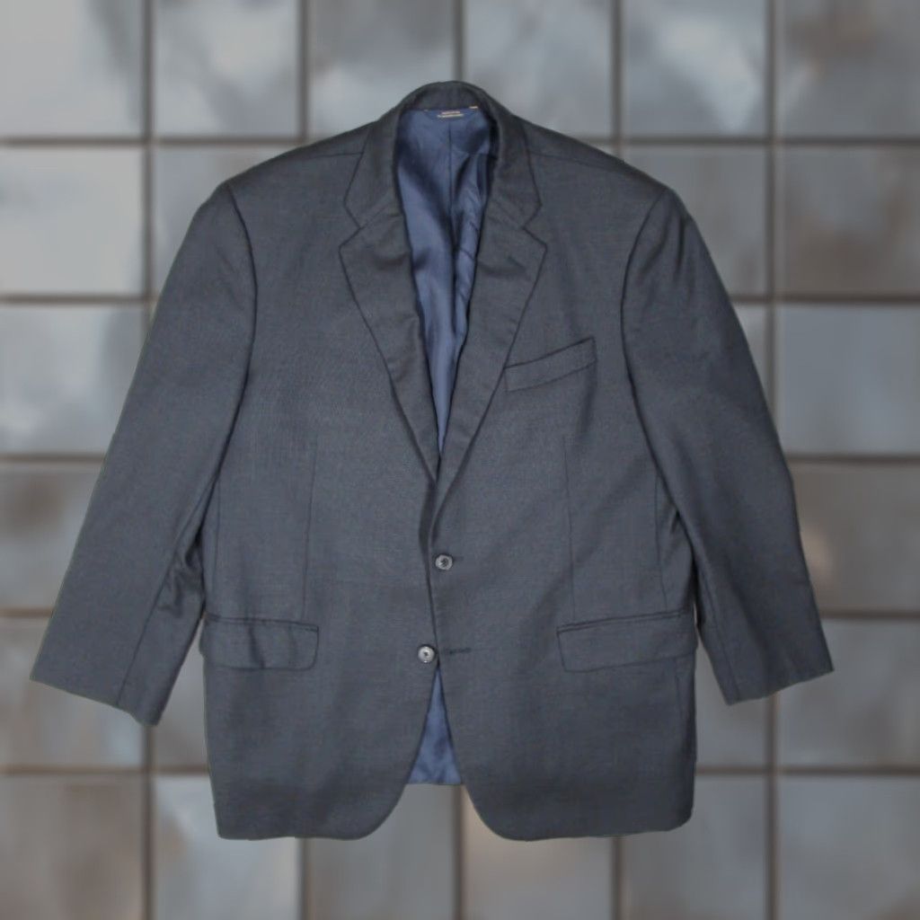 Brooks Brothers Brooks Brothers Jacket Mens Blue 45 R Wool Single-Breasted 2-Button Notch Lapel City Classic Preppy USA Size US S / EU 44-46 / 1 - 1 Thumbnail
