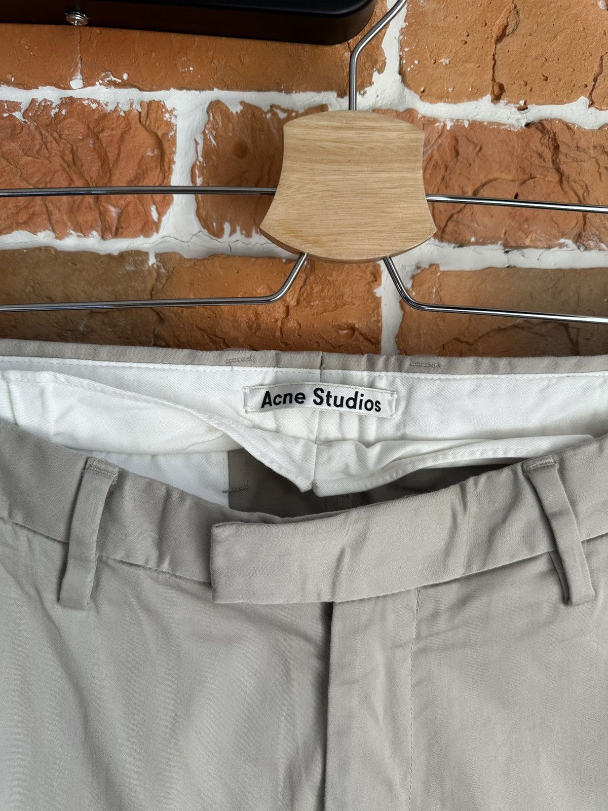 Acne Studios Acne Studios Pants Beige sz 50 Size US 32 / EU 48 - 2 Thumbnail