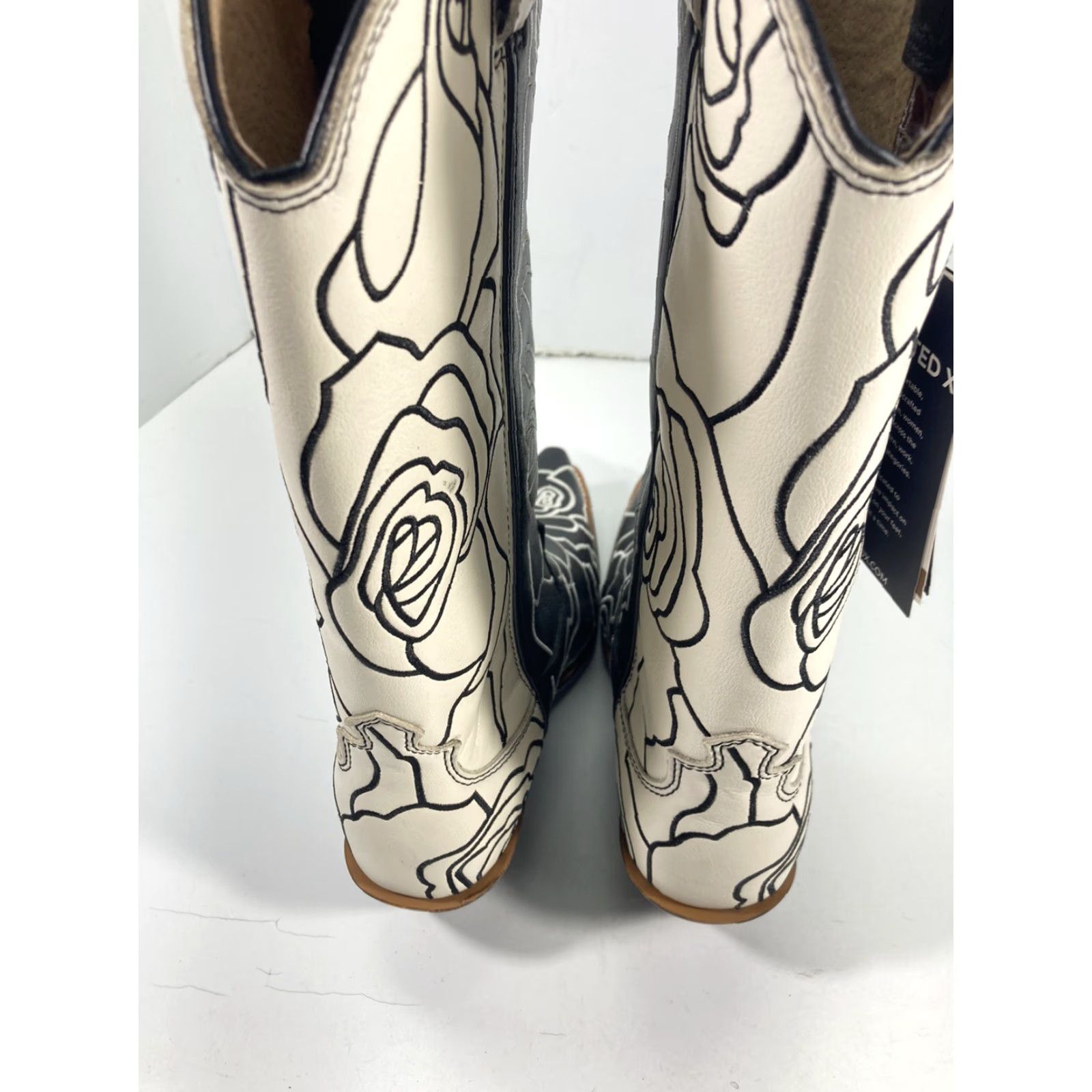 Twisted X Twisted X Olivia Bennett Boots Women Sz 6 B Black Leather Floral Western NWT Size US 6 / IT 36 - 6 Thumbnail