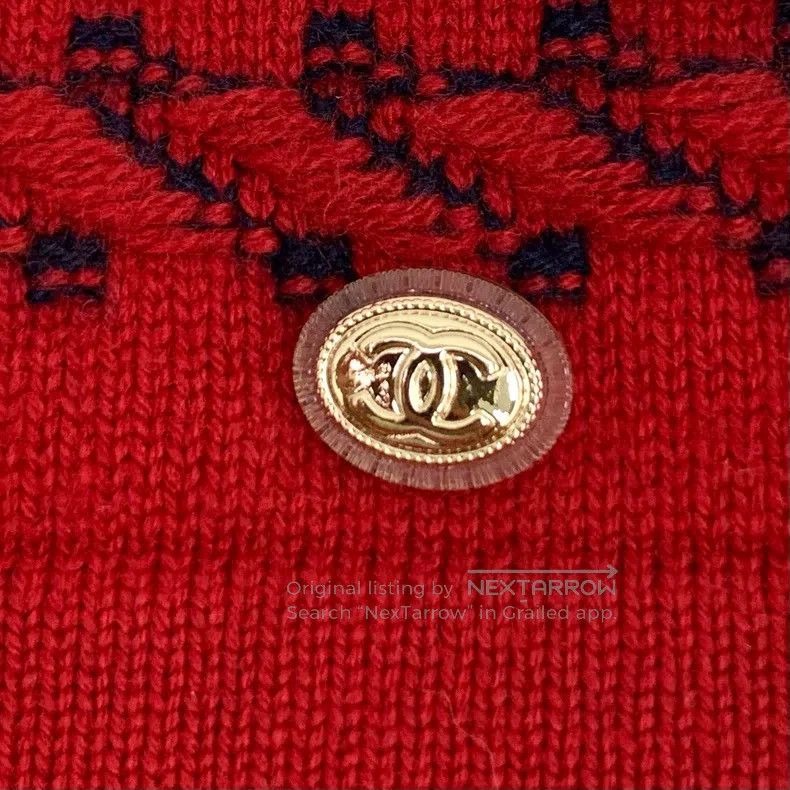Chanel Chanel Colour-blocked striped jacquard cashmere round-neck Size XXS / US 00 / IT 34 - 5 Thumbnail