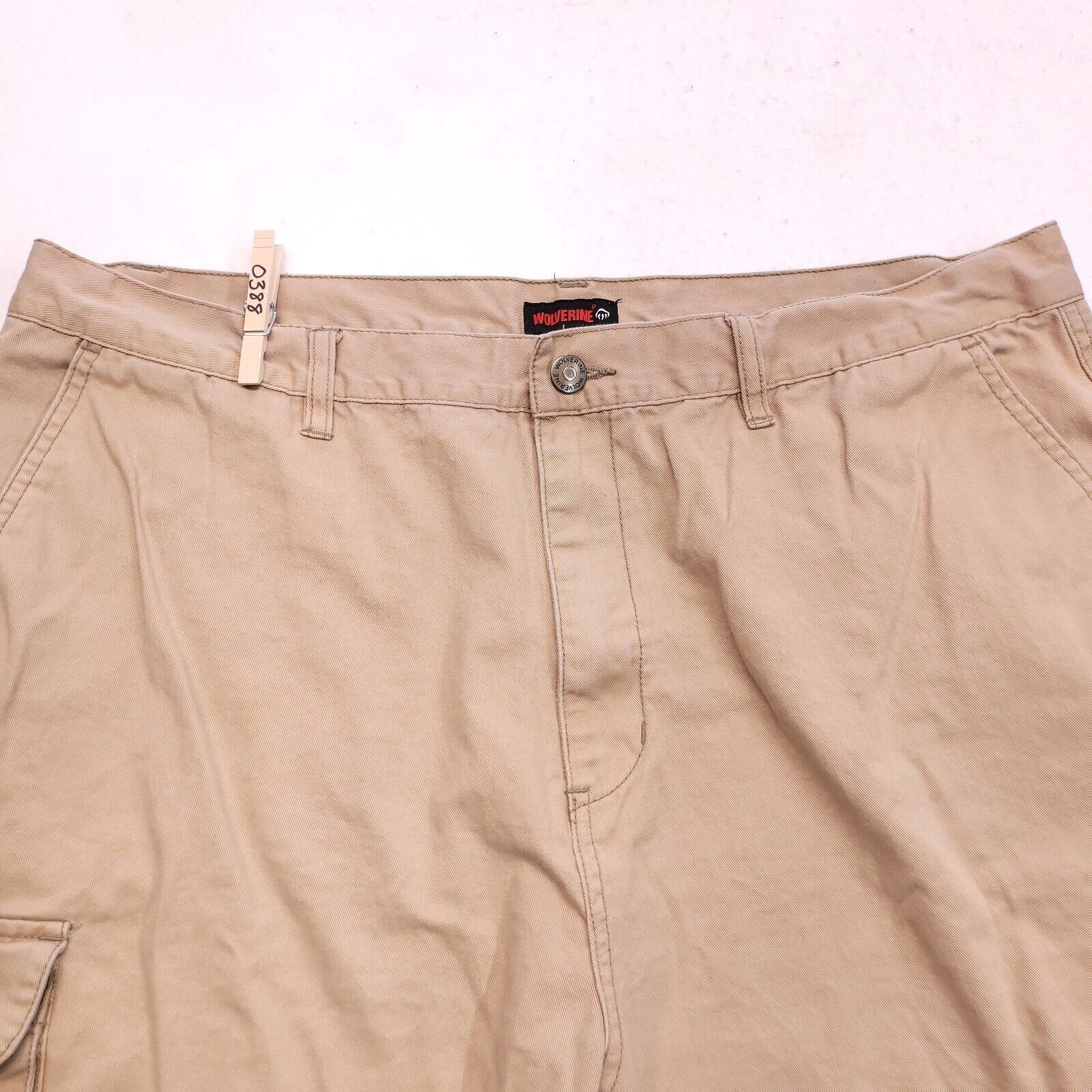 Wolverine Wolverine Medium Wash Button Cargo Shorts Mens Size 40 Beige Size US 40 / EU 56 - 1 Thumbnail