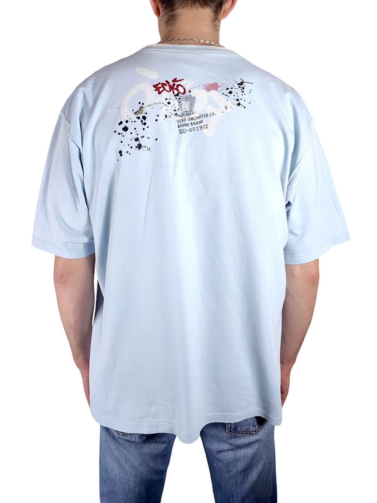 Ecko Unltd. Y2K Vintage Ecko Graffiti Distressed Print Hip-Hop Tee Size US XL / EU 56 / 4 - 5 Thumbnail