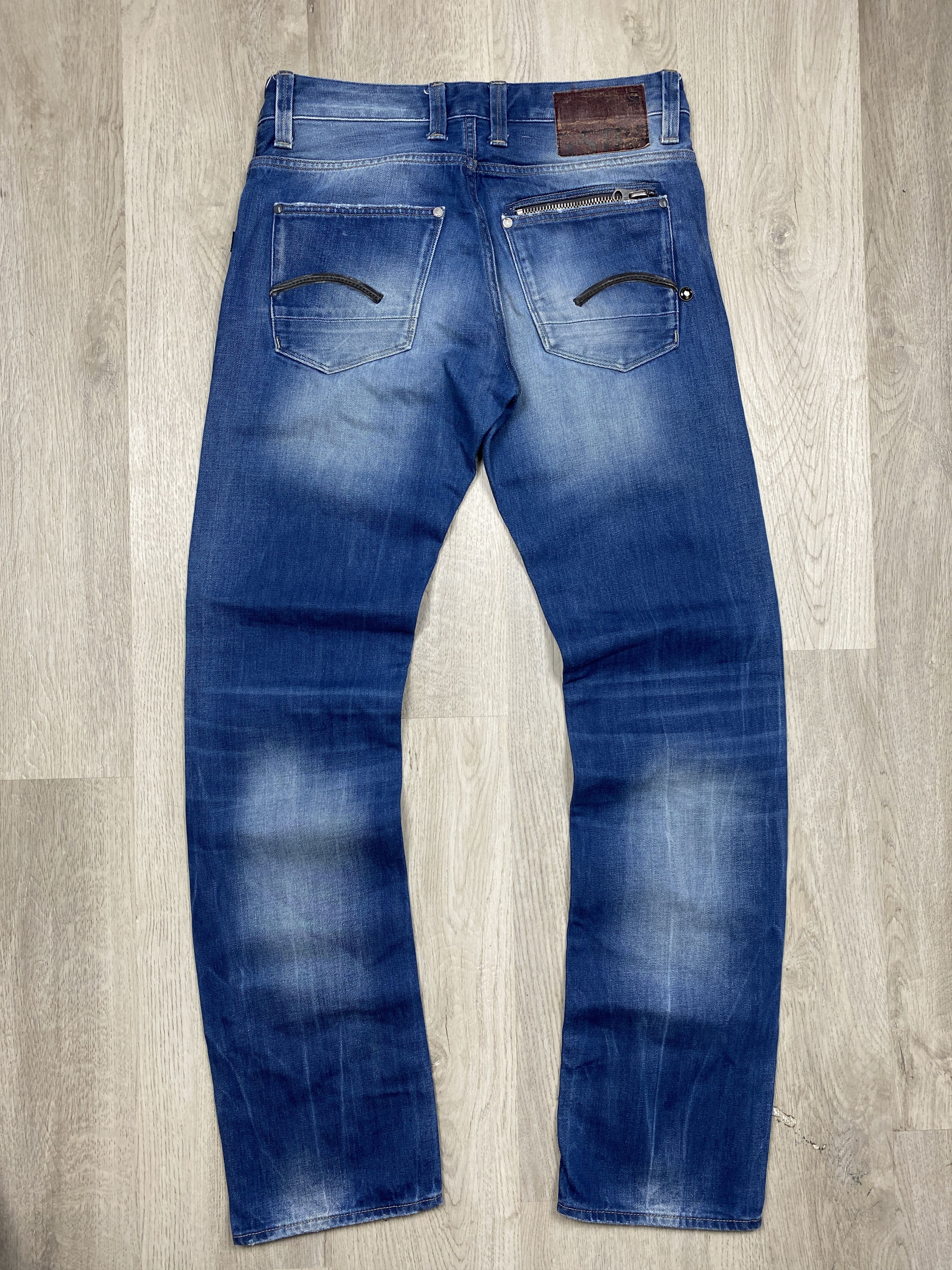 G-Star G Star Raw Mens Attacc Low Straight Denim Pants Jeans Size US 31 - 5 Thumbnail