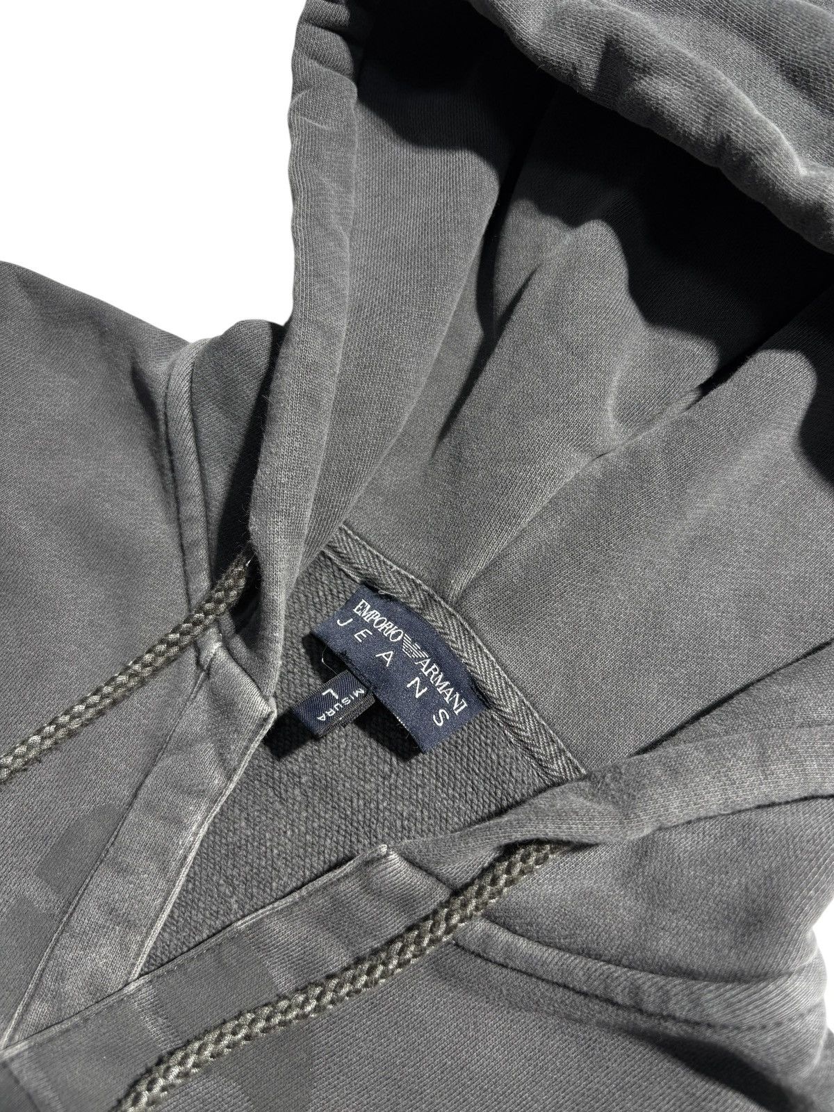 Armani Emporio Armani Hoodie Big Logo GA Grunge Style Y2K Retro Size US L / EU 52-54 / 3 - 6 Thumbnail