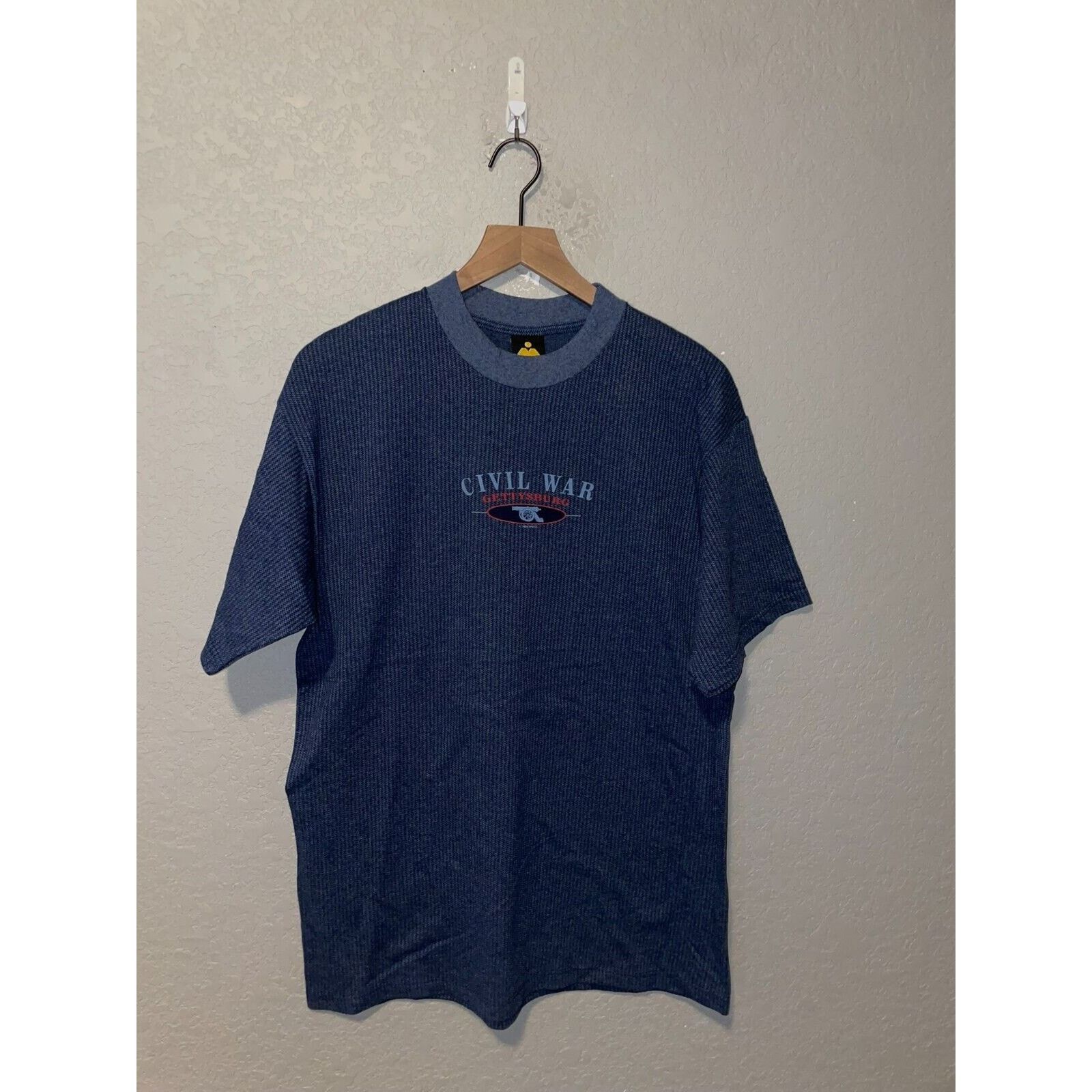 Vintage Vintage Civil War Shirt Gettysburg Cannon War Blue Tee 90s L Size US L / EU 52-54 / 3 - 1 Thumbnail