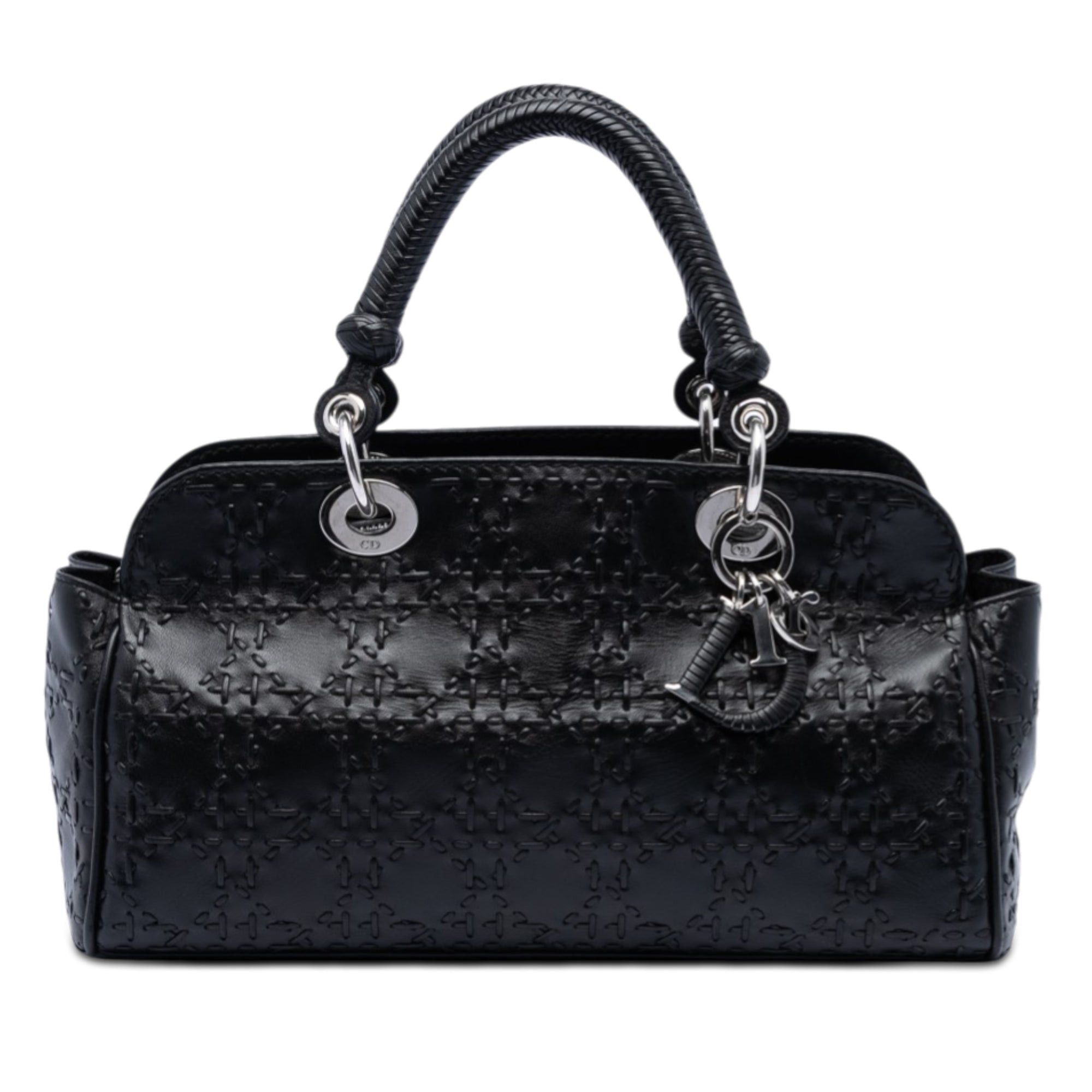Dior Stitched Lambskin Cannage Handbag Size ONE SIZE - 1 Thumbnail