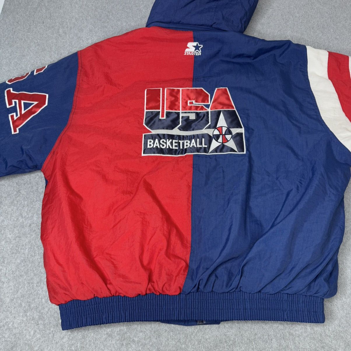 Starter Vtg Olympic USA Basketball 90s Starter Coat America XL Size US XL / EU 56 / 4 - 16 Thumbnail