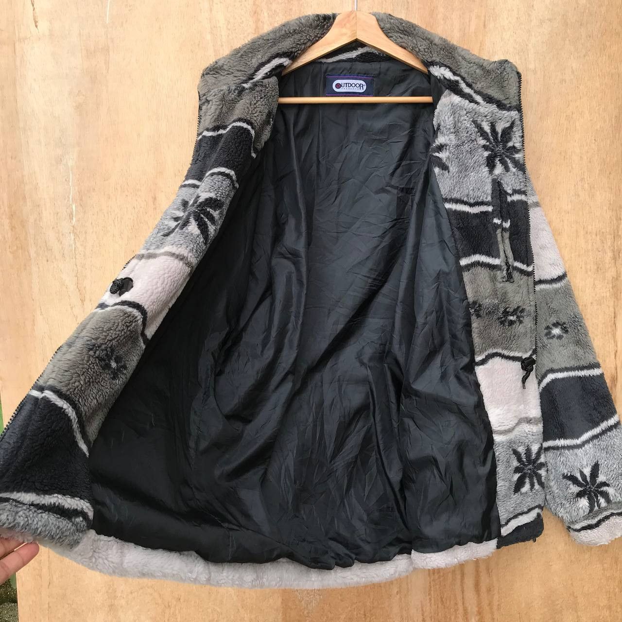 Outdoor Research OUTDOOR NAVAJO AZTEC SHERPA FLEECE JACKET SIZE LARGE BAGGY Size US L / EU 52-54 / 3 - 12 Thumbnail