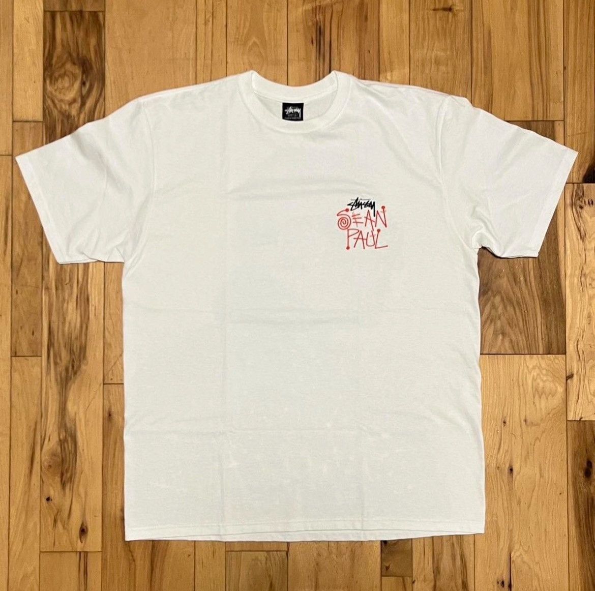 Stussy Stussy x Sean Paul Tee White Size Large Used Size US L / EU 52-54 / 3 - 2 Thumbnail