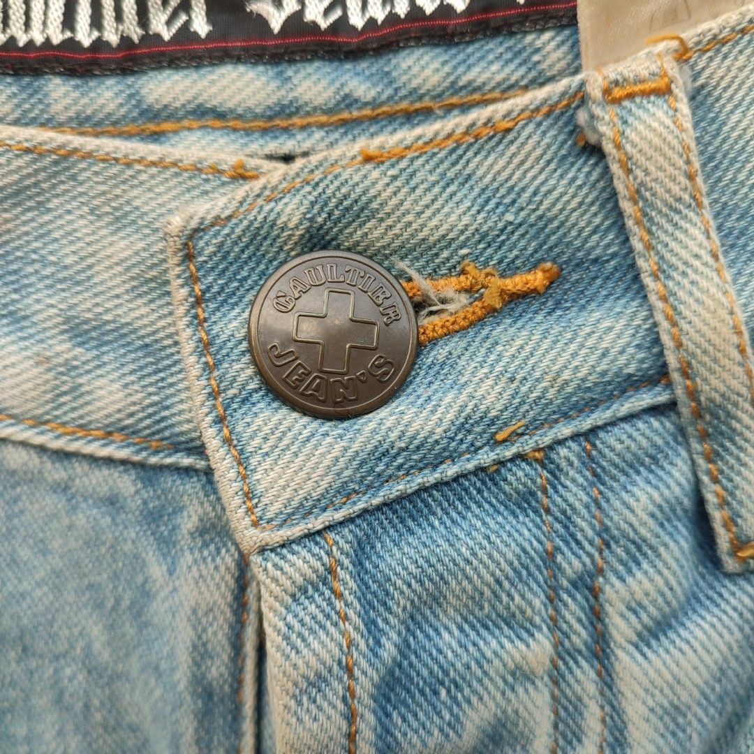 Jean Paul Gaultier × Vintage Vintage Gaultier Jeans Paris Blue Wash Jeans Denim Size US 27 - 8 Thumbnail