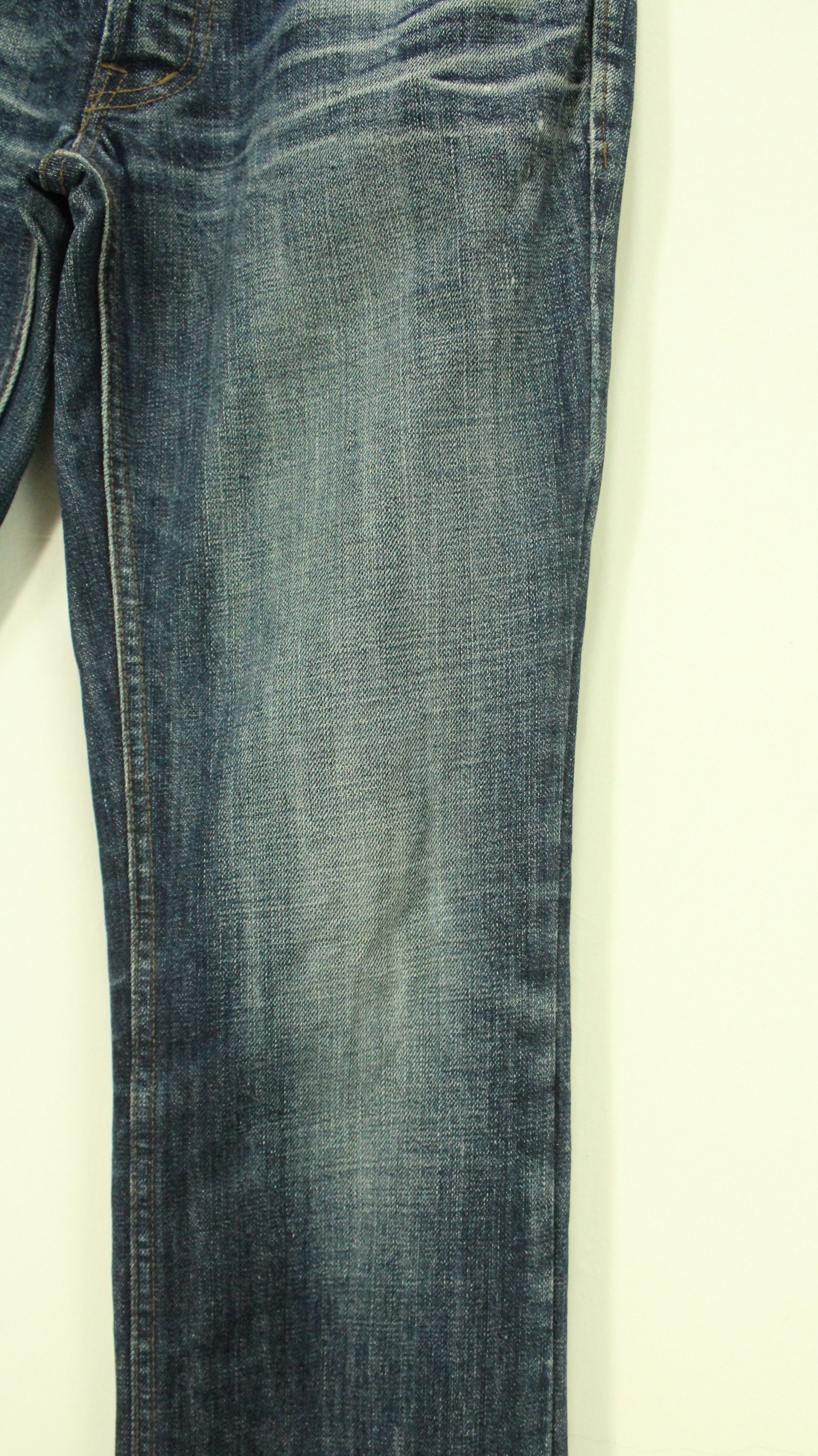 Japanese Brand LOUNGE LIZARD Denim Jeans Distressed Faded Thrashed Grunge Size US 31 - 5 Thumbnail