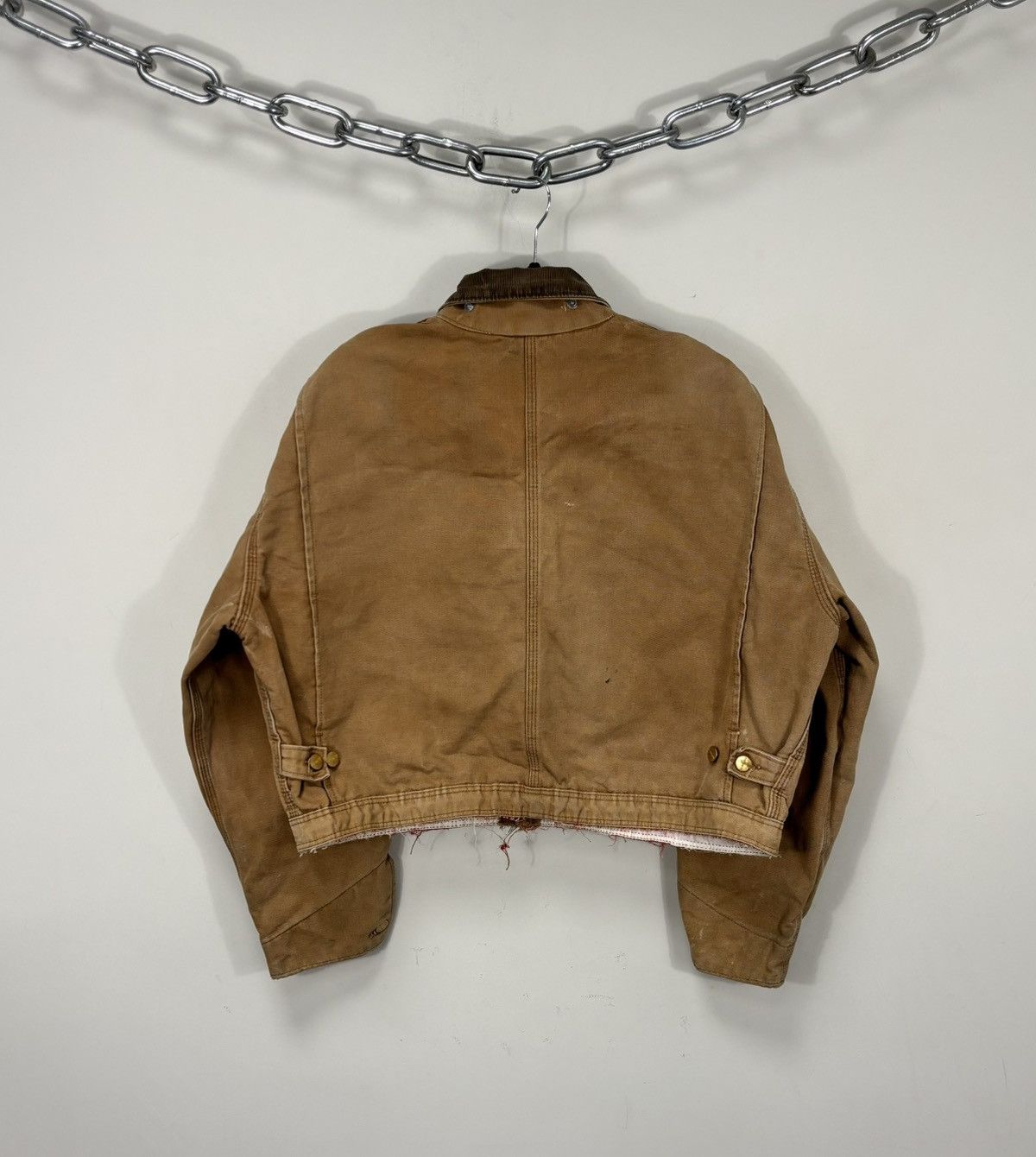 Carhartt Vintage Carhartt 1980s Made In USA Workwear Cropped Jacket Size US L / EU 52-54 / 3 - 2 Thumbnail