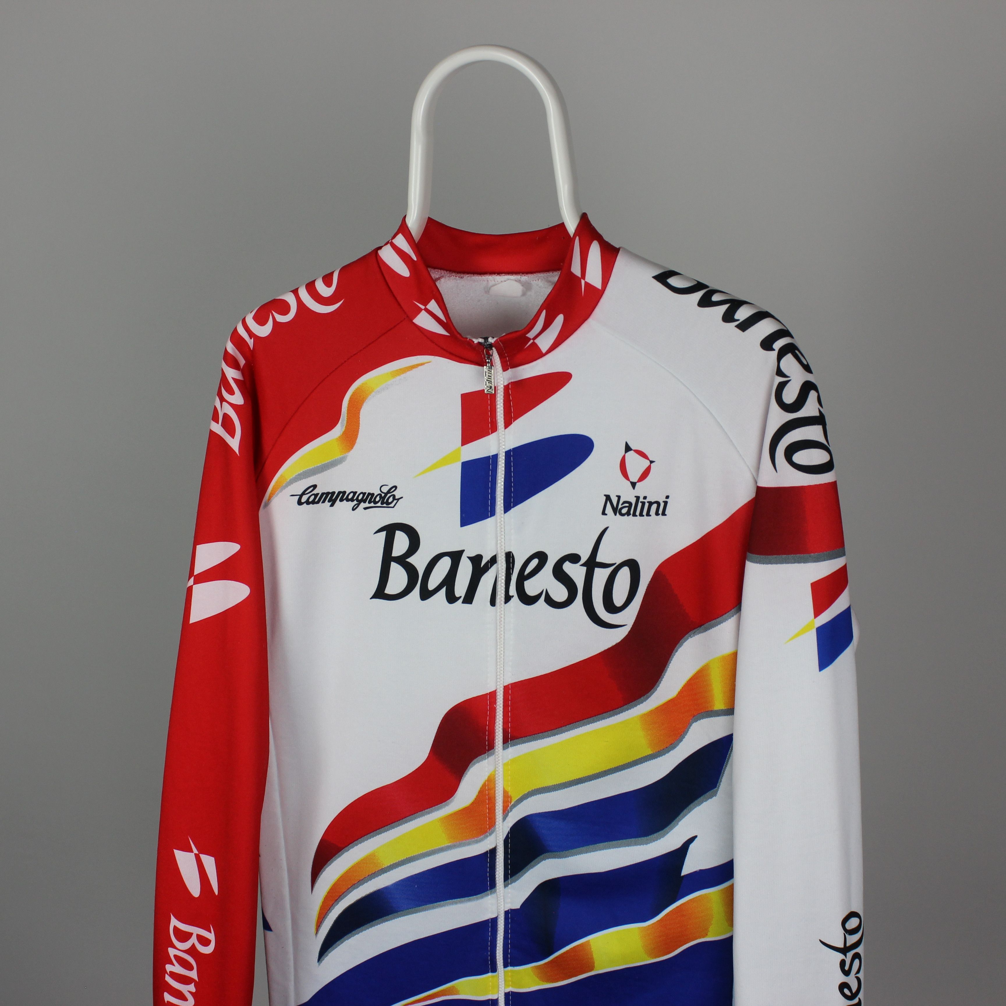 Vintage Banesto Cycling Shirt Nalini Jersey Cycle Olympic Barcelona Size US M / EU 48-50 / 2 - 7 Thumbnail