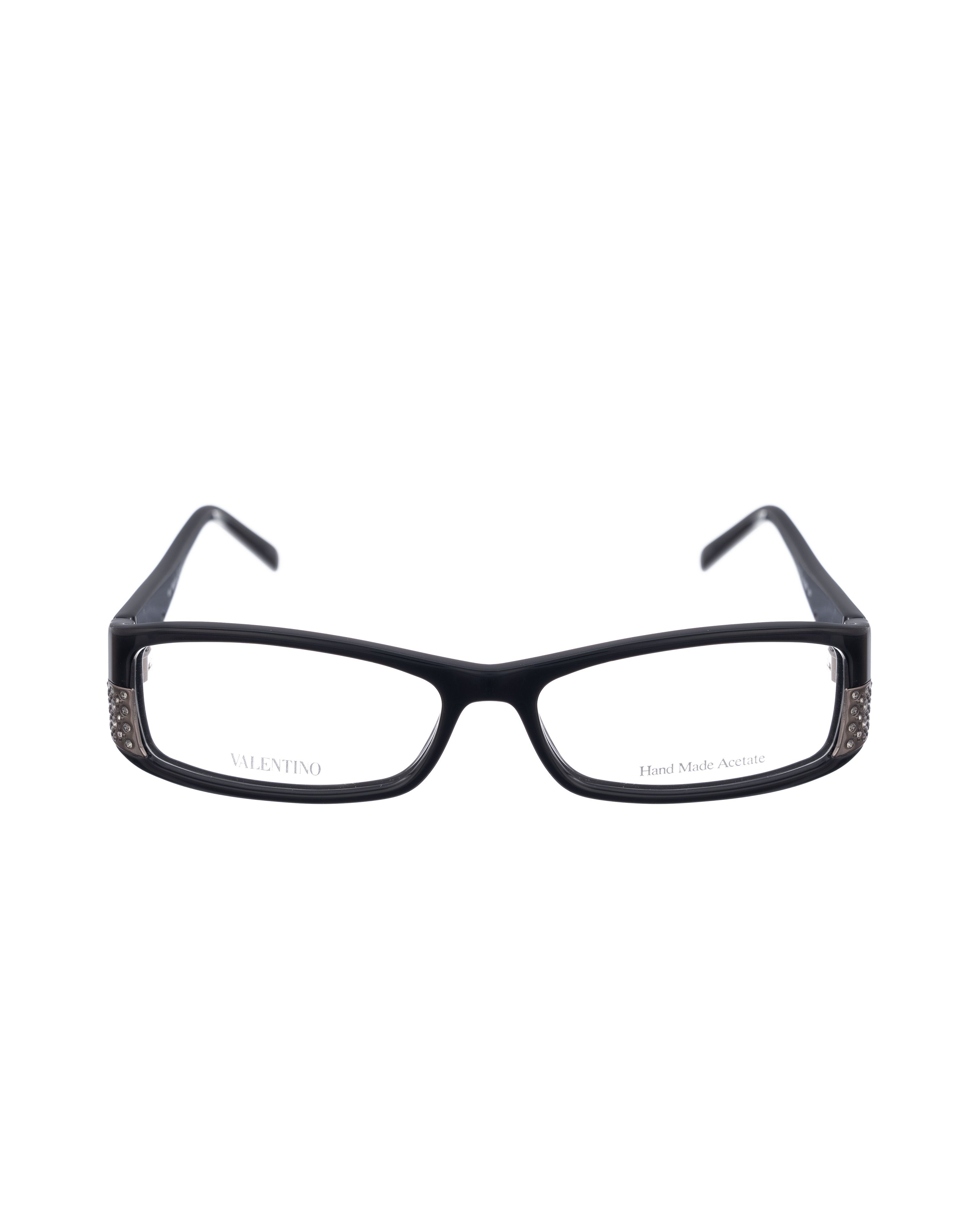 Valentino Valentino 00s Black Plastic Glasses with Mini Gems Size ONE SIZE - 3 Thumbnail