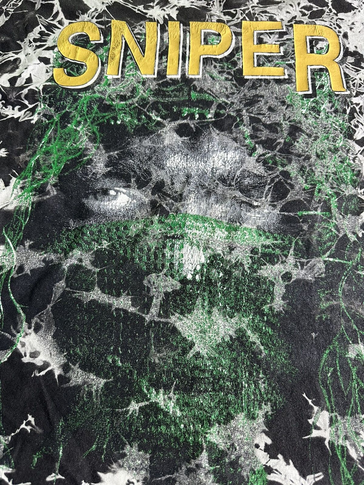 Vintage Vintage Sniper Tie Dye Shirt Tee Size US M / EU 48-50 / 2 - 4 Thumbnail