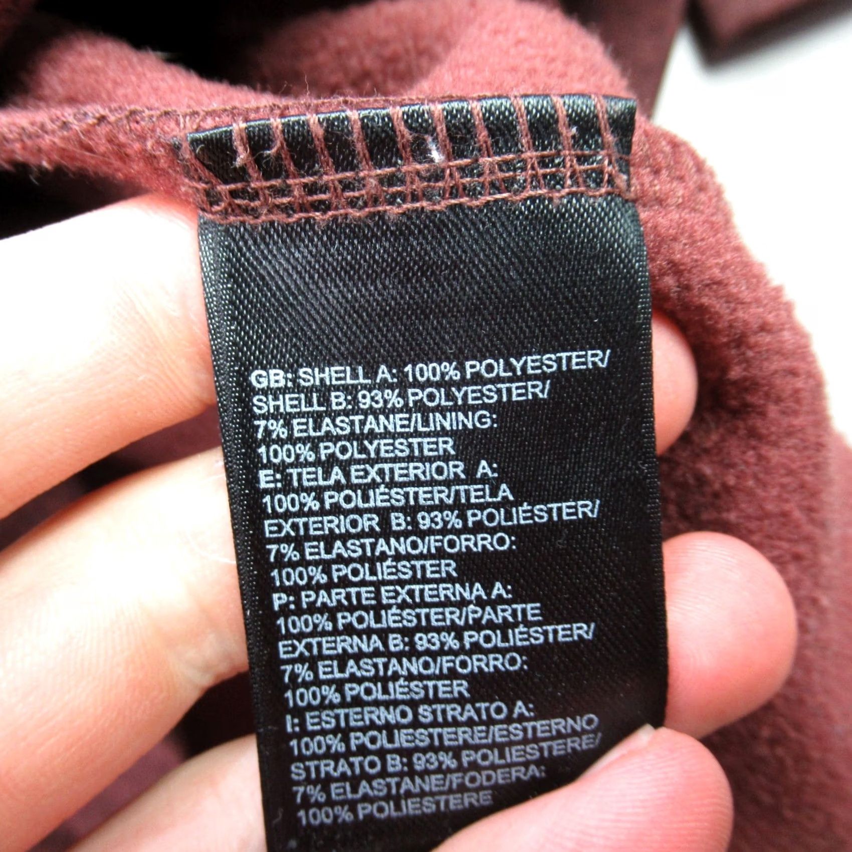 The North Face The North Face Pullover Mens Medium Long Sleeve 1/4 Zip Casual Burgundy Lightweight Size US L / EU 52-54 / 3 - 5 Thumbnail