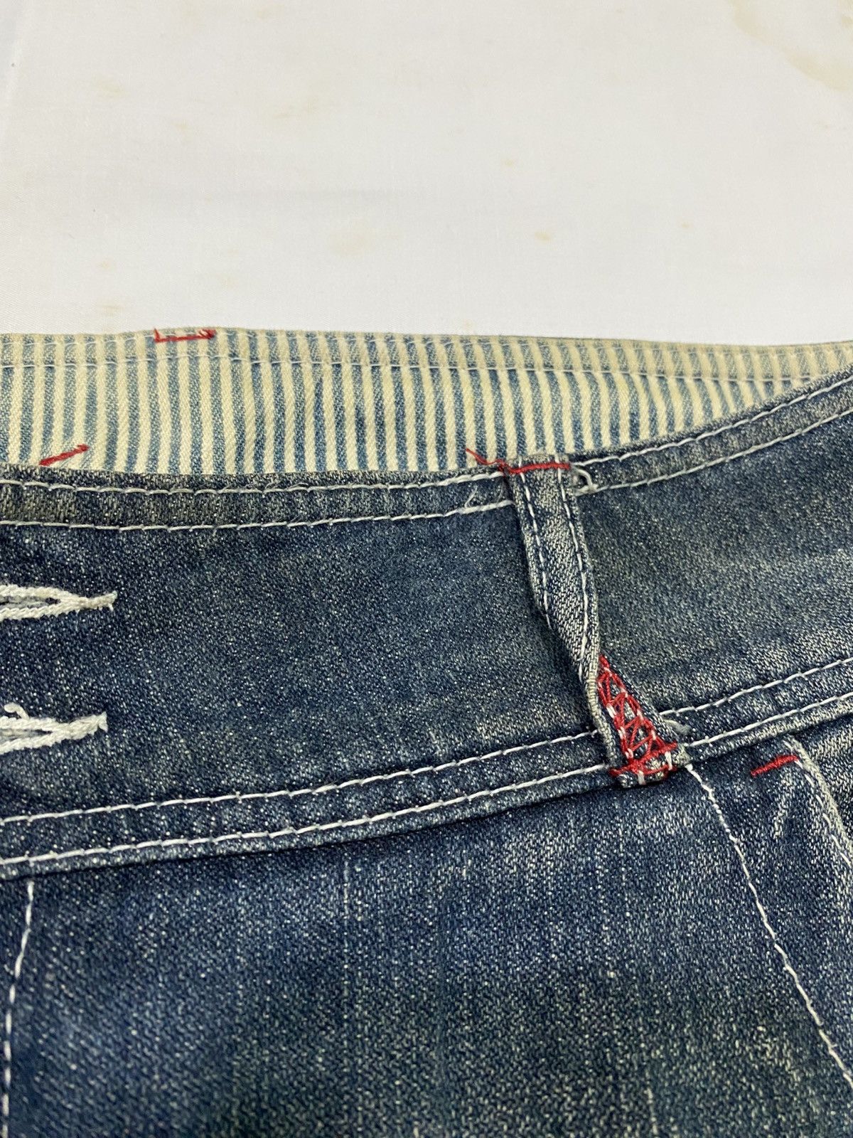 Japanese Brand Japanese Brand X queens pop flare jeans Size US 32 / EU 48 - 13 Thumbnail