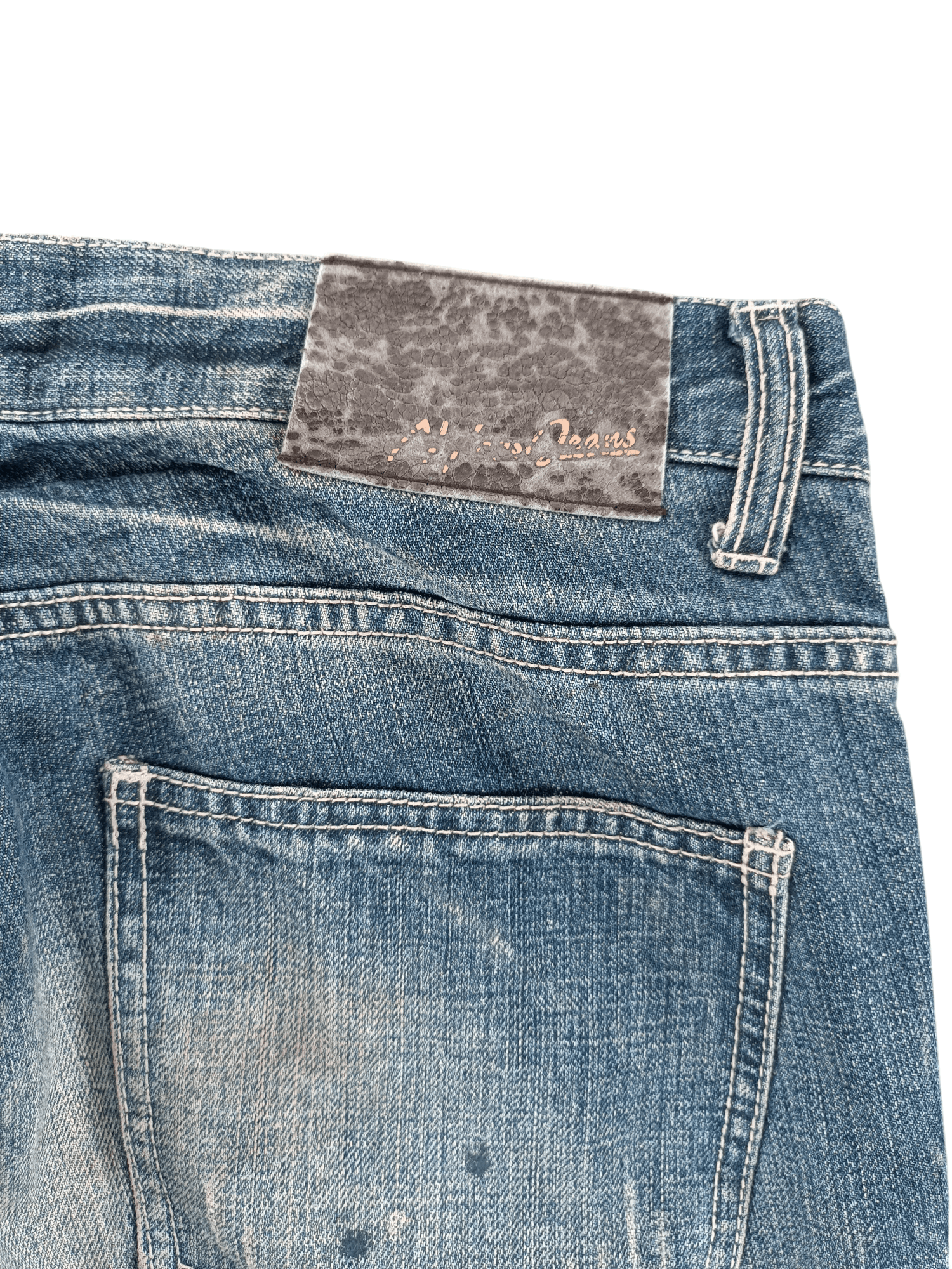 If Six Was Nine × Japanese Brand × Jean 🔥 VTG FLARED 🔥 Japanese Nylaus Rare Design Jeans Size US 30 / EU 46 - 9 Thumbnail