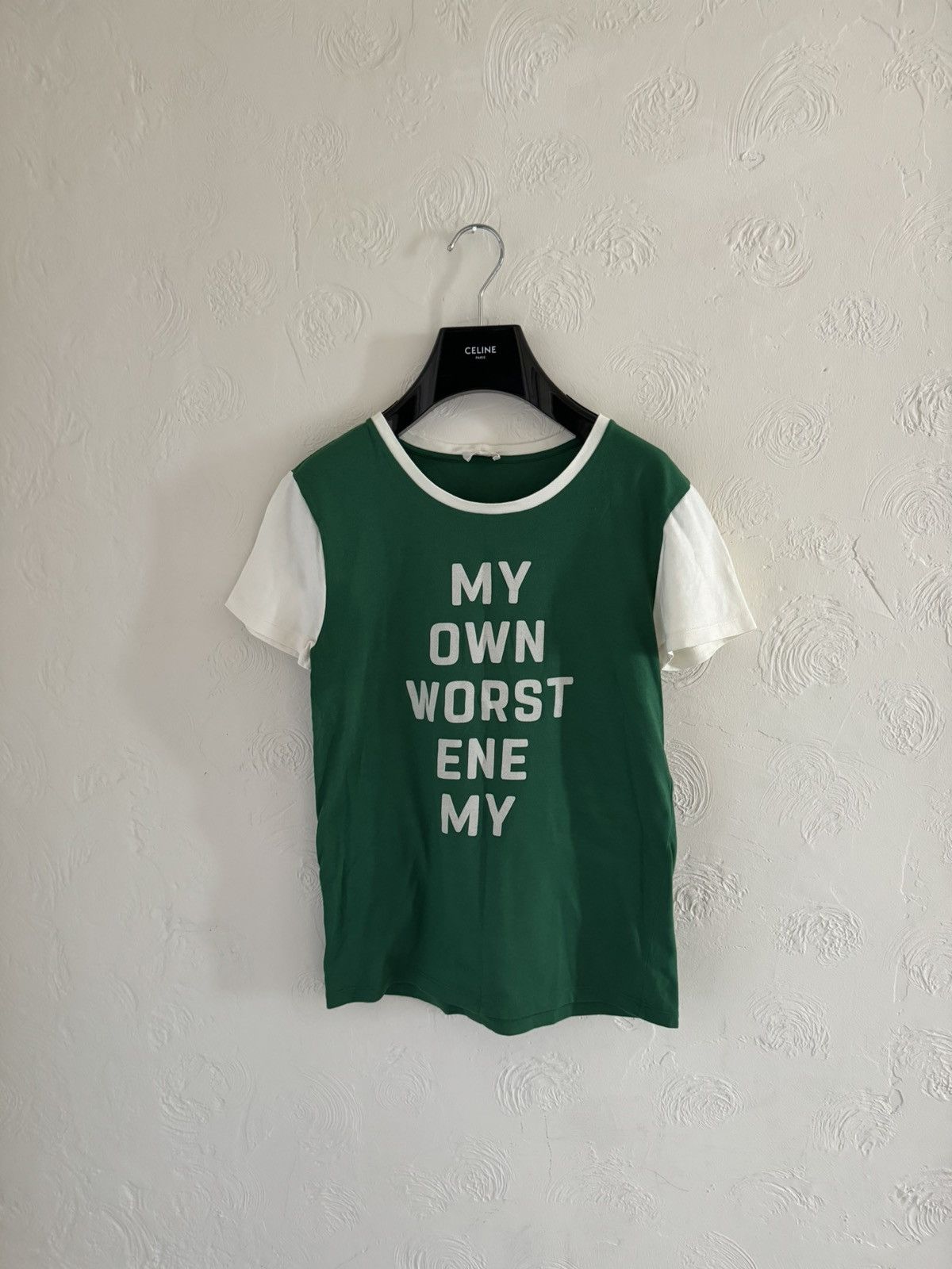 celine-hedi-slimane-celine-20ss-my-own-worst-enemy-tee-grailed
